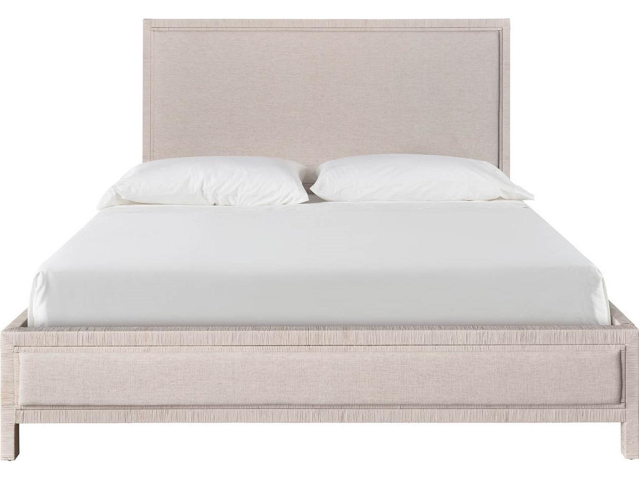 Coastal Living Home Oasis White Wood Queen Panel Bed