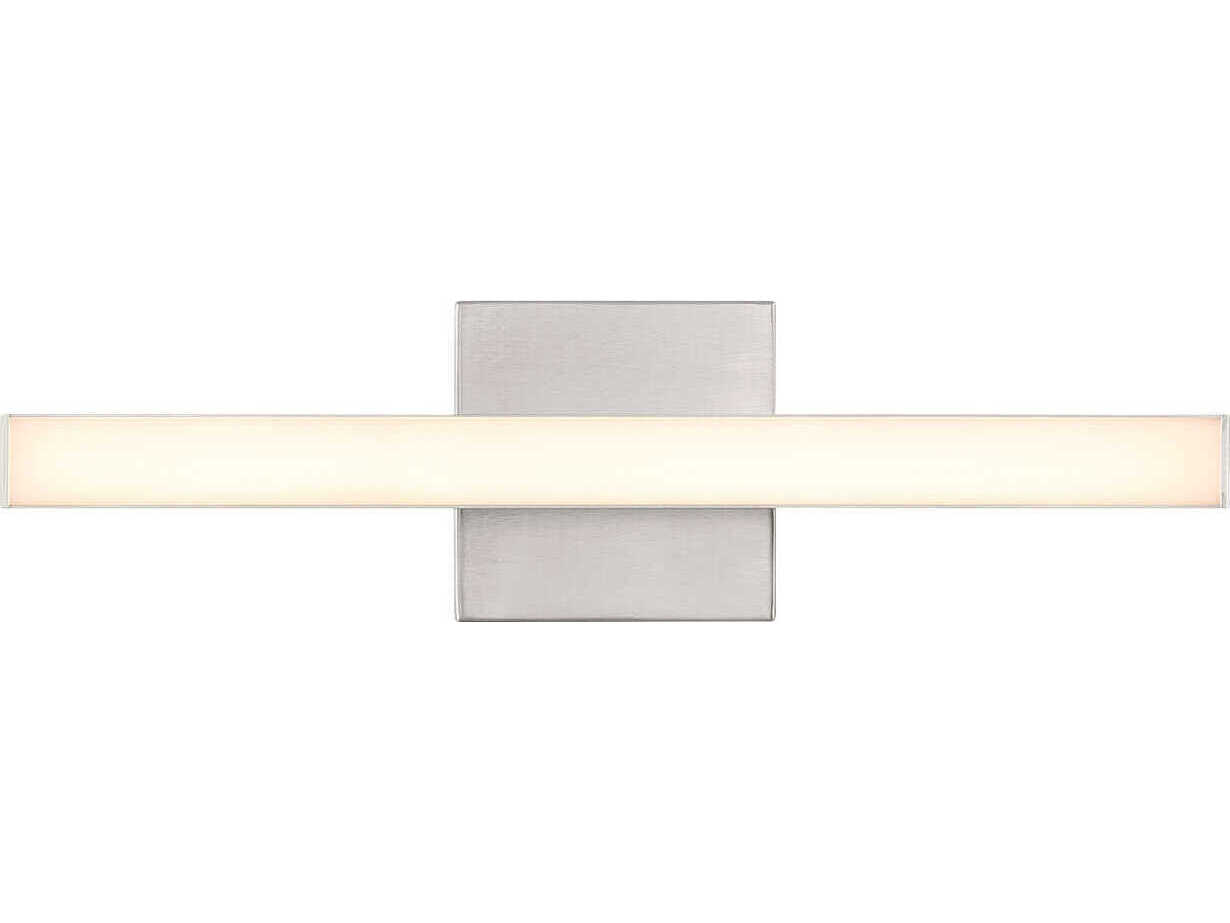 Craftmade Trim 1-Light Brushed Polished Nickel Vanity Light