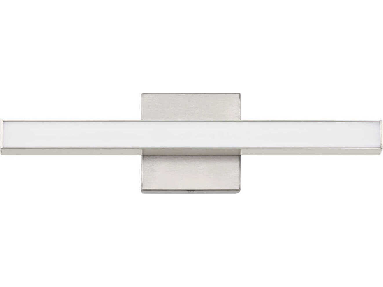 Craftmade Trim 1-Light Brushed Polished Nickel Vanity Light