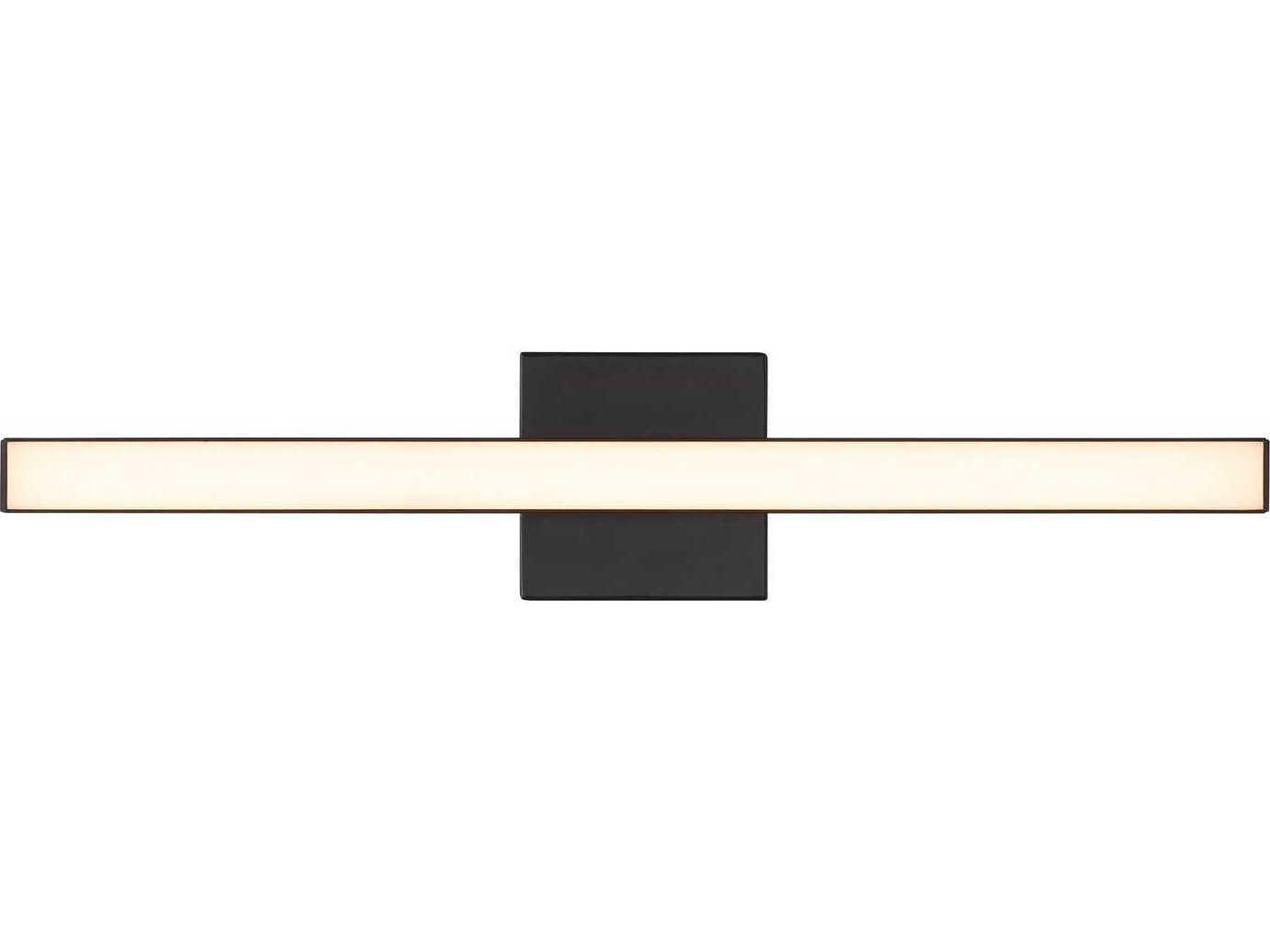 Craftmade Trim 1-Light Flat Black Vanity Light