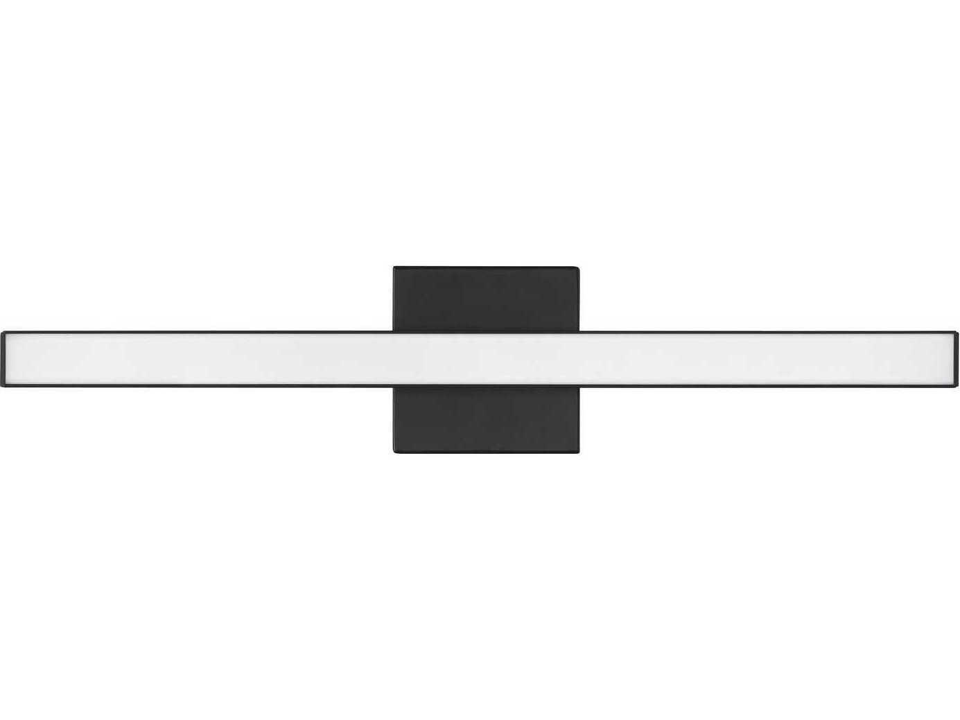 Craftmade Trim 1-Light Flat Black Vanity Light