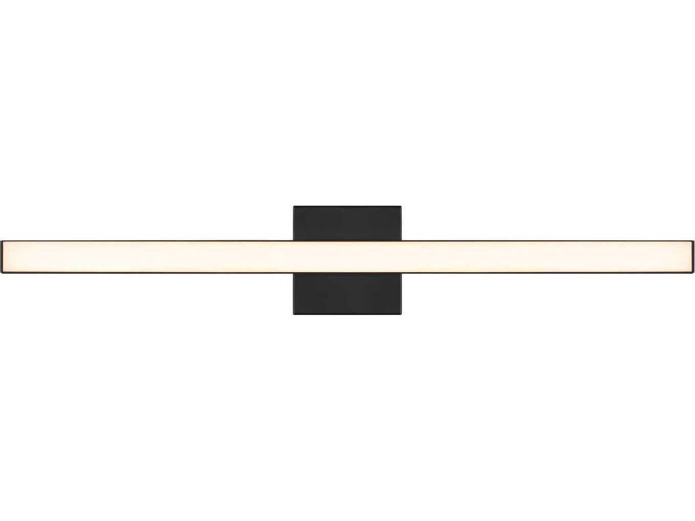 Craftmade Trim 1-Light Flat Black Vanity Light