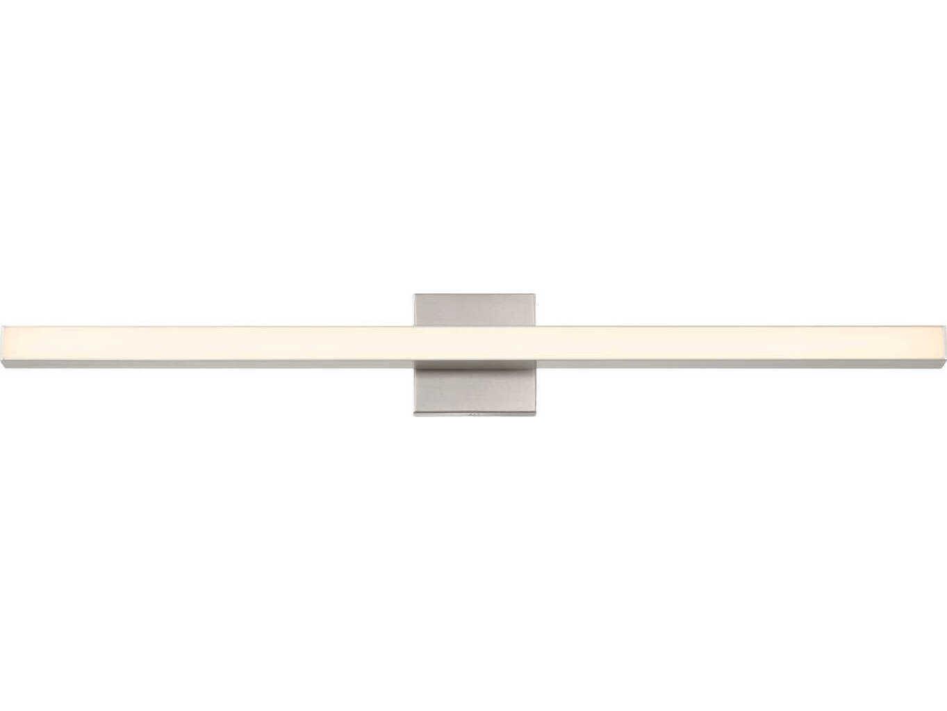 Craftmade Trim 1-Light Brushed Polished Nickel Vanity Light
