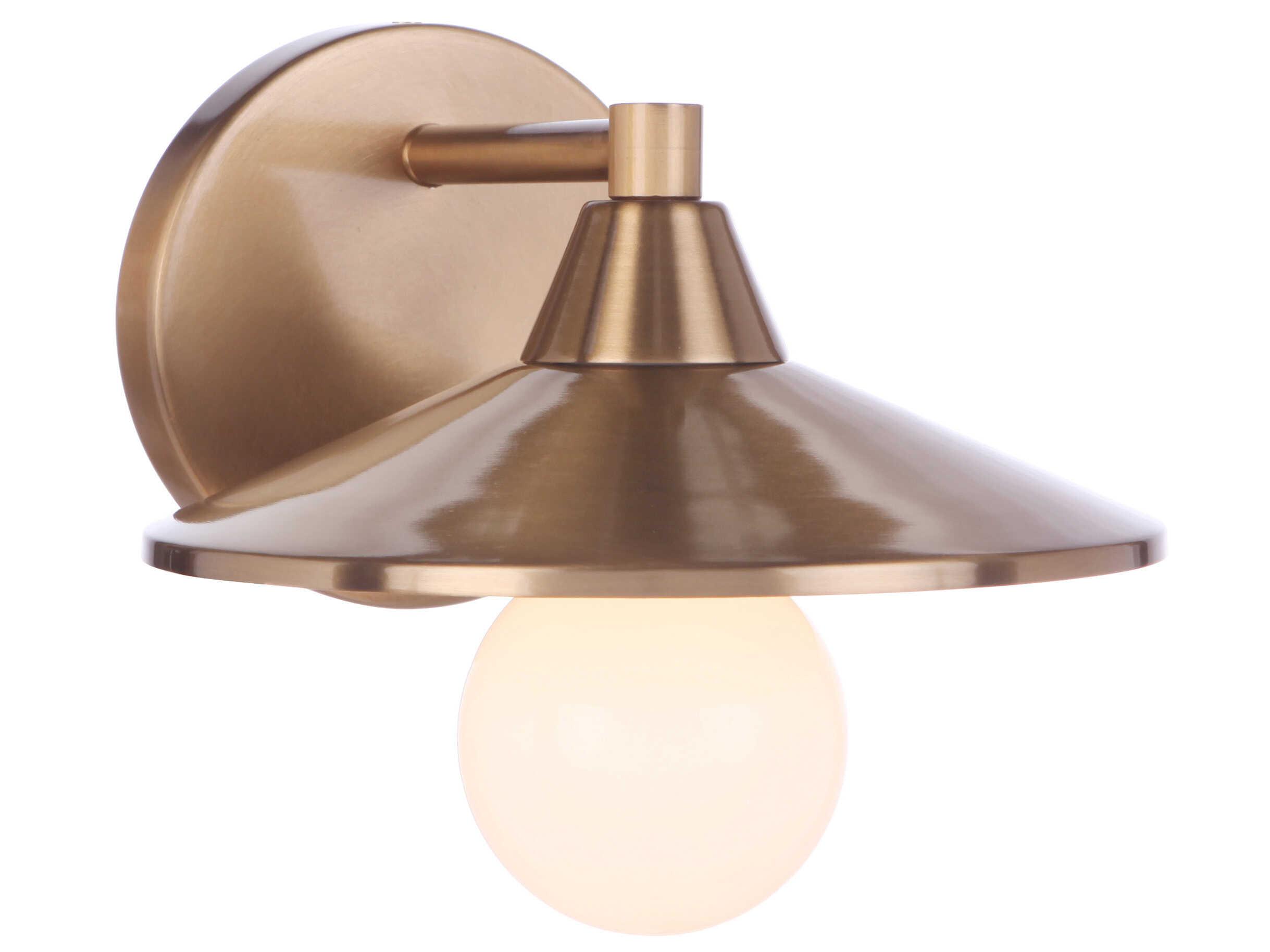 Craftmade Isaac 1-Light Satin Brass Wall Sconce