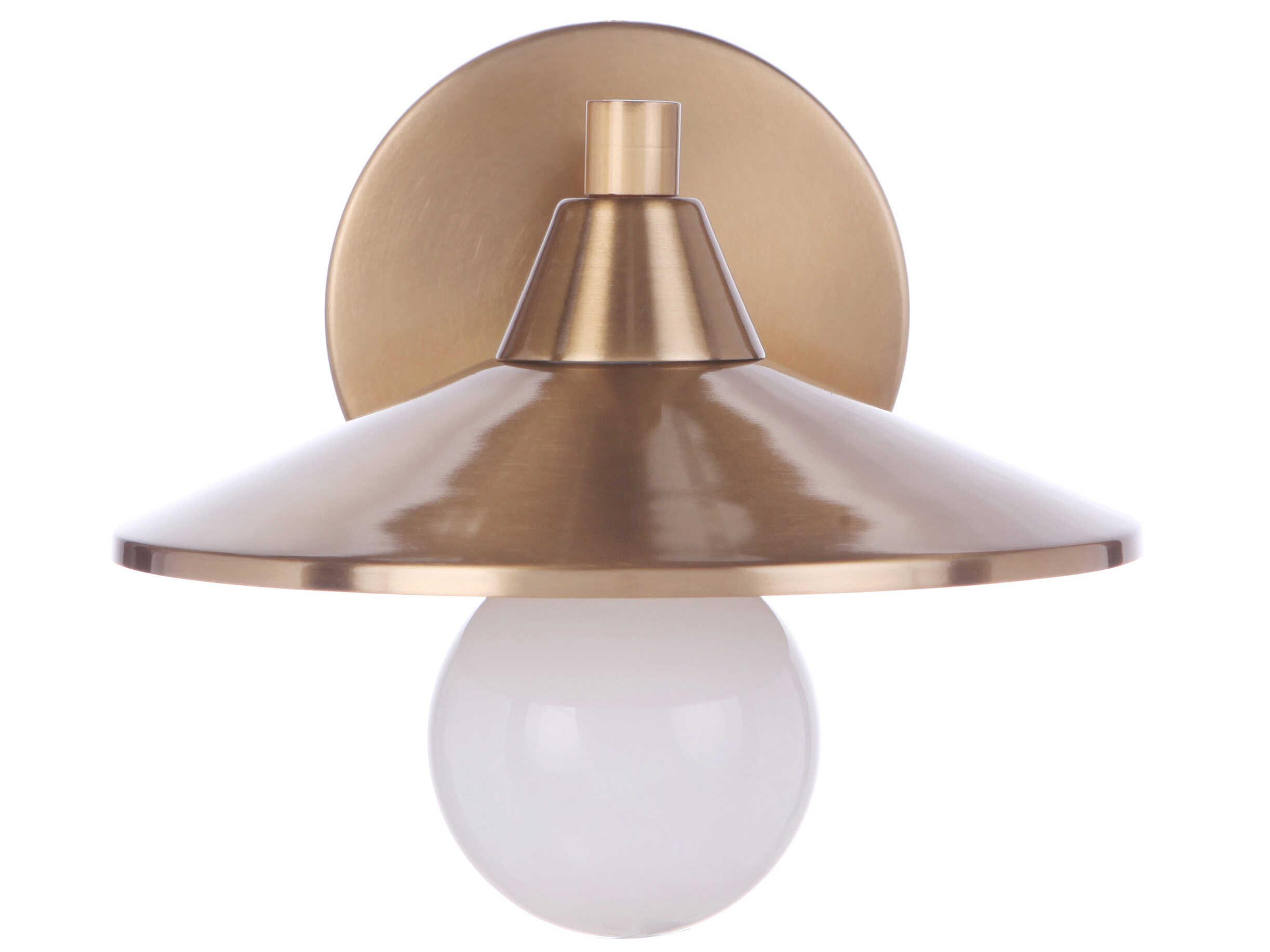Craftmade Isaac 1-Light Satin Brass Wall Sconce