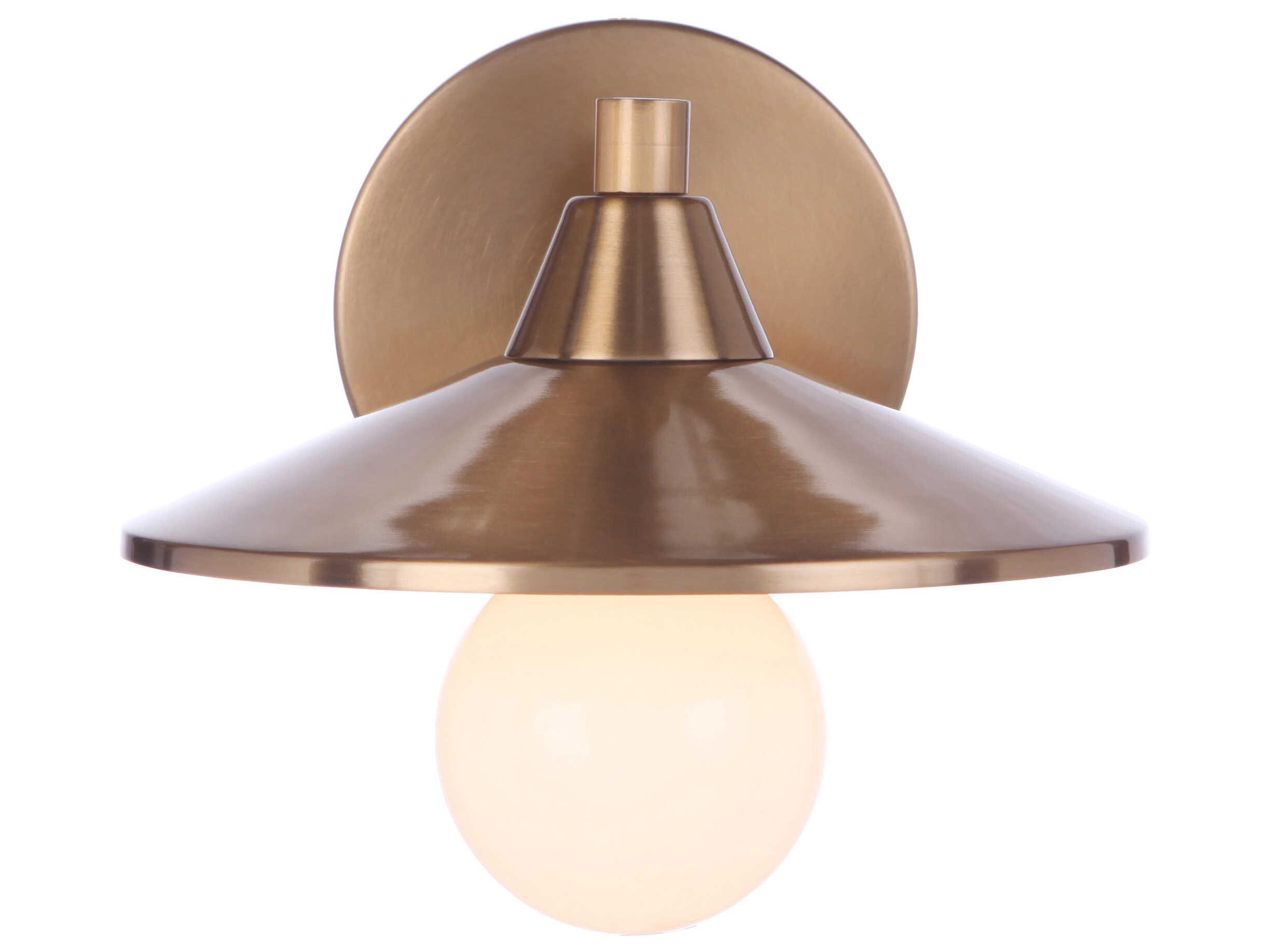 Craftmade Isaac 1-Light Satin Brass Wall Sconce
