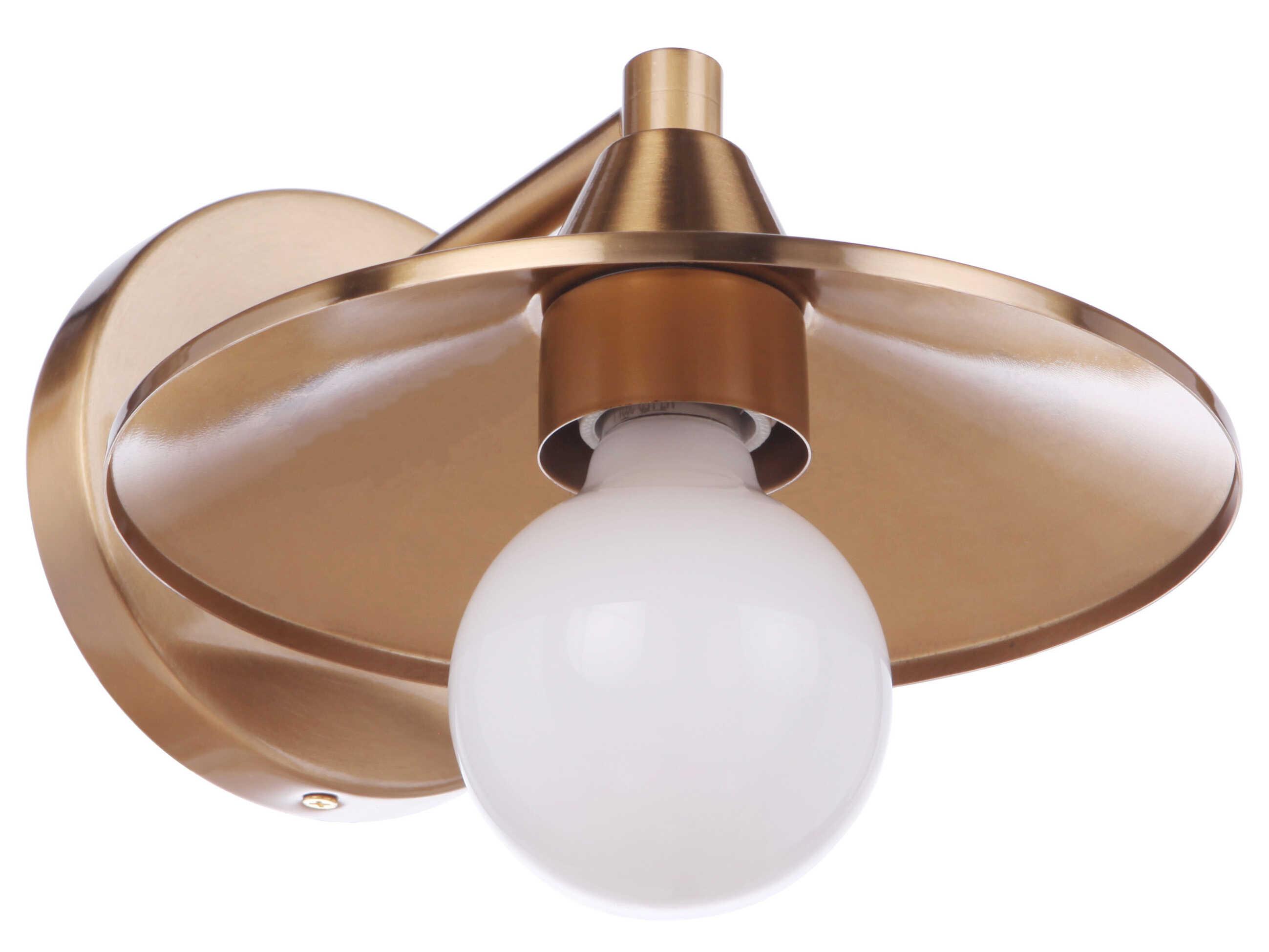 Craftmade Isaac 1-Light Satin Brass Wall Sconce