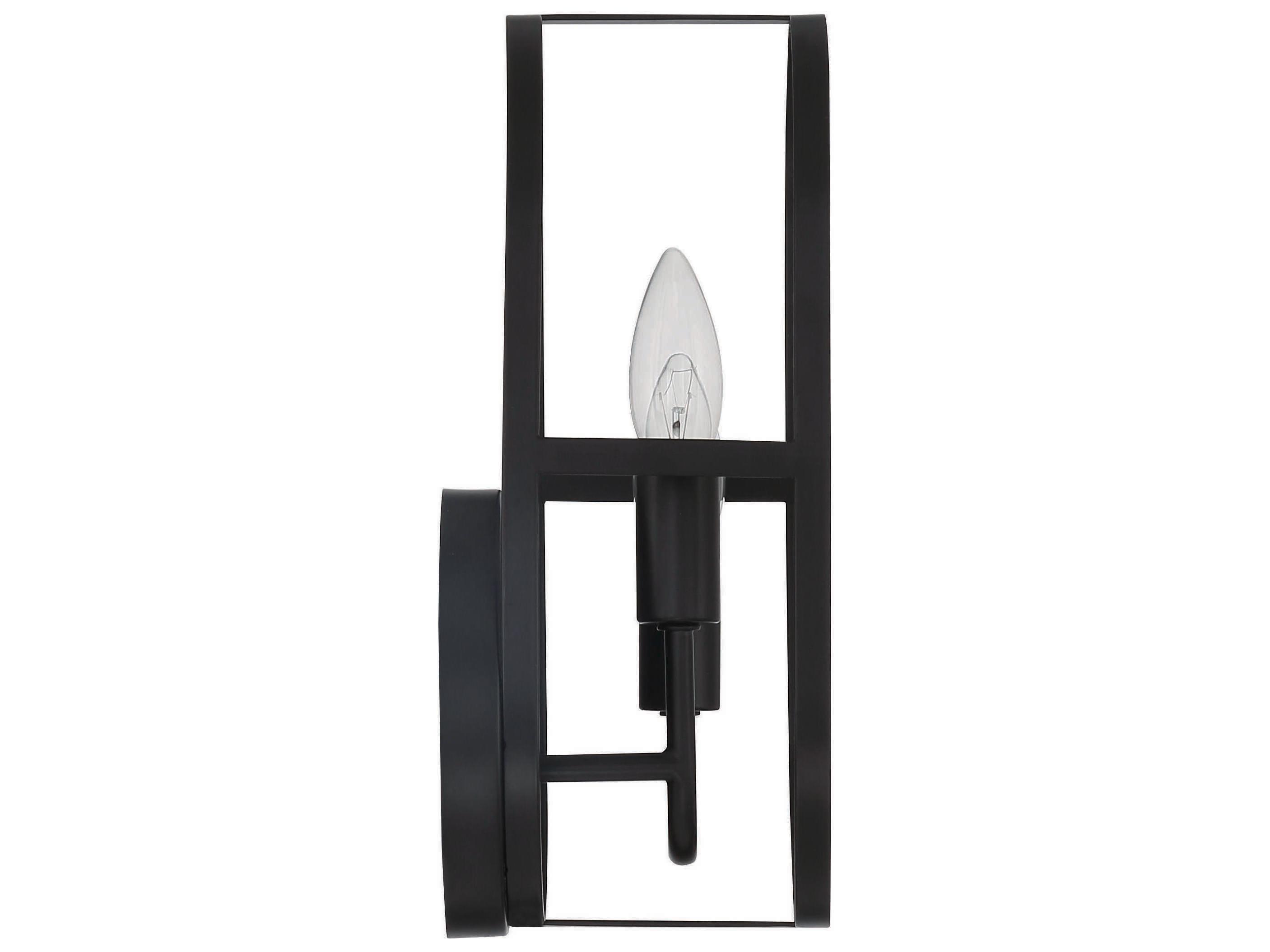 Craftmade Mindful 2-Light Flat Black Wall Sconce