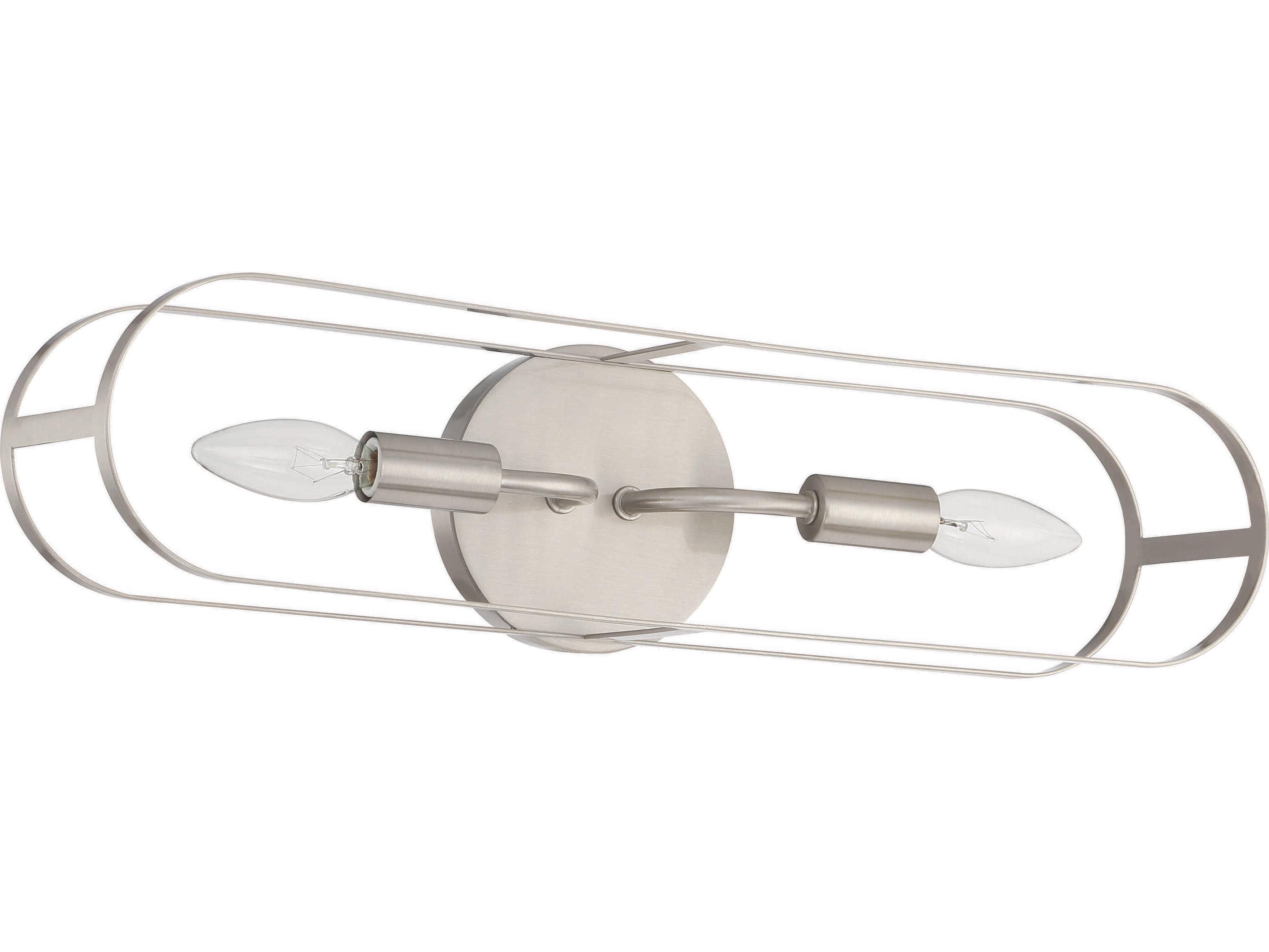 Craftmade Mindful 2-Light Brushed Polished Nickel Vanity Light