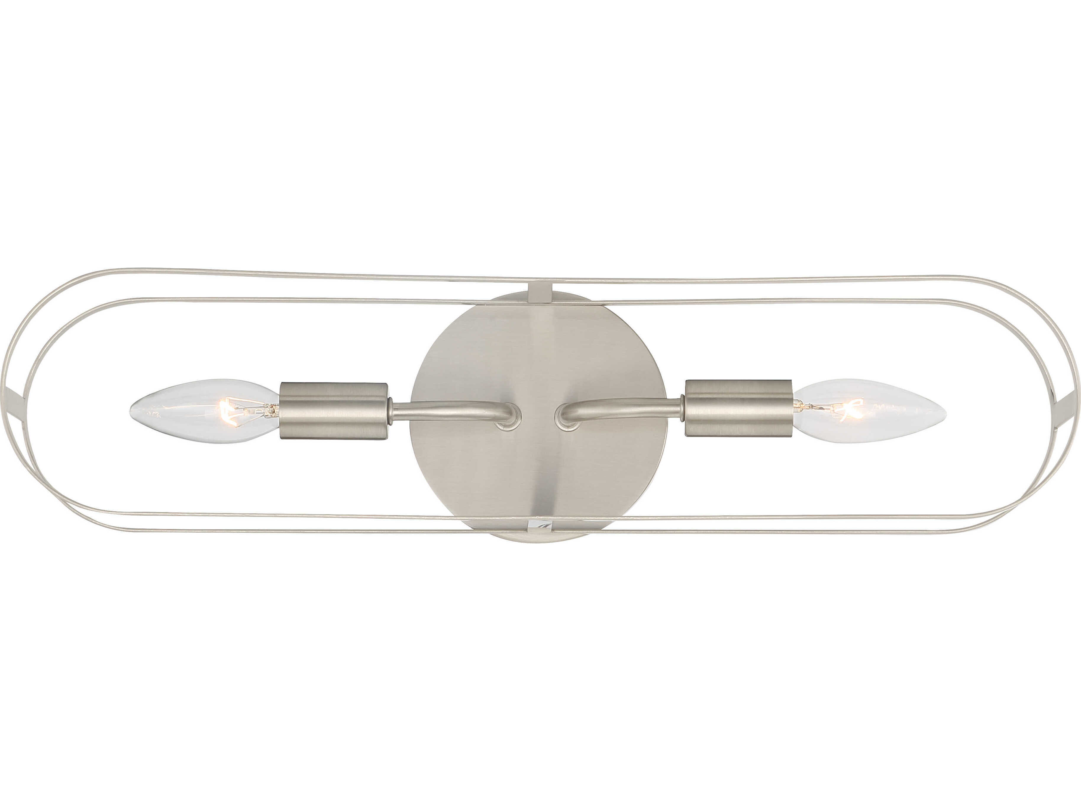 Craftmade Mindful 2-Light Brushed Polished Nickel Vanity Light