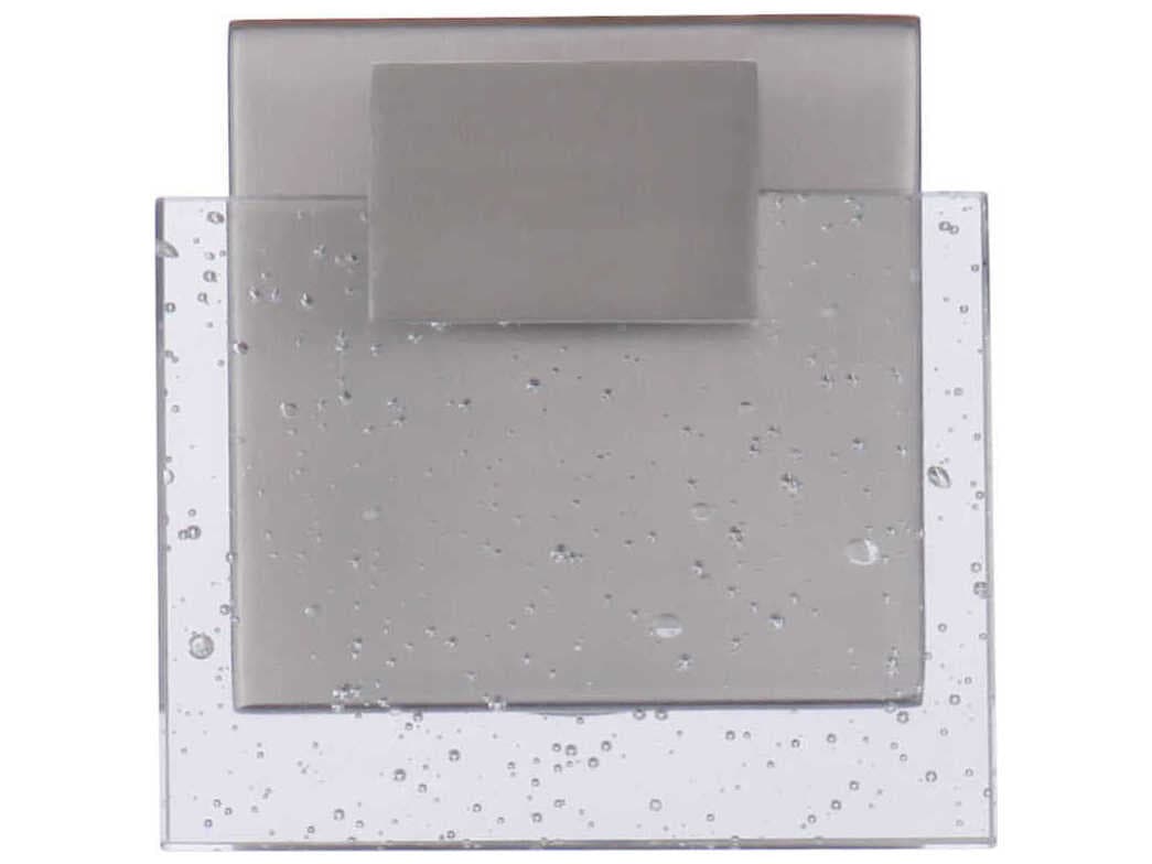 Craftmade Alamere 1-Light Brushed Polished Nickel Glass LED Wall Sconce