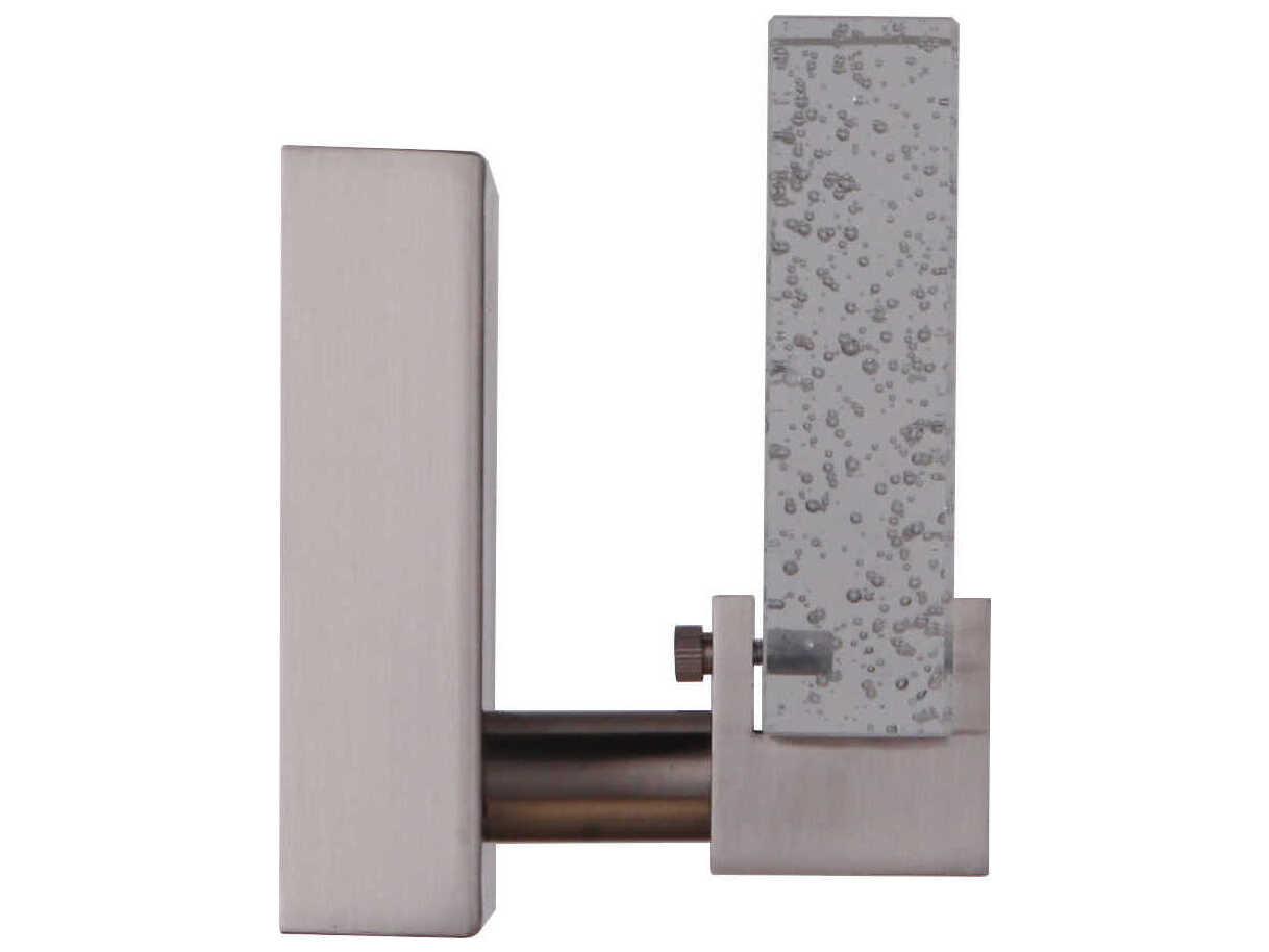 Craftmade Alamere 1-Light Brushed Polished Nickel Glass LED Wall Sconce