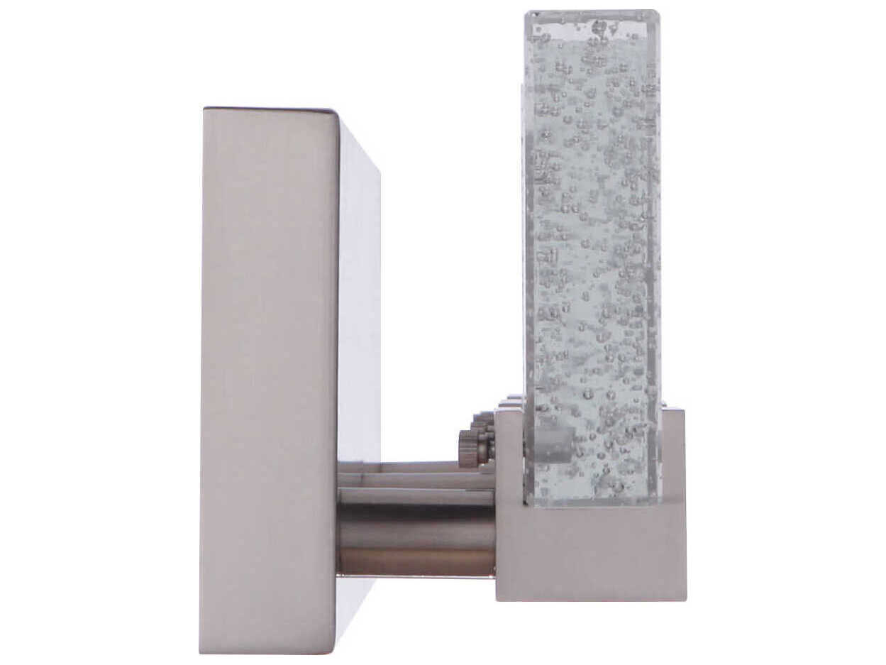 Craftmade Alamere 3-Light Brushed Polished Nickel Glass LED Vanity Light