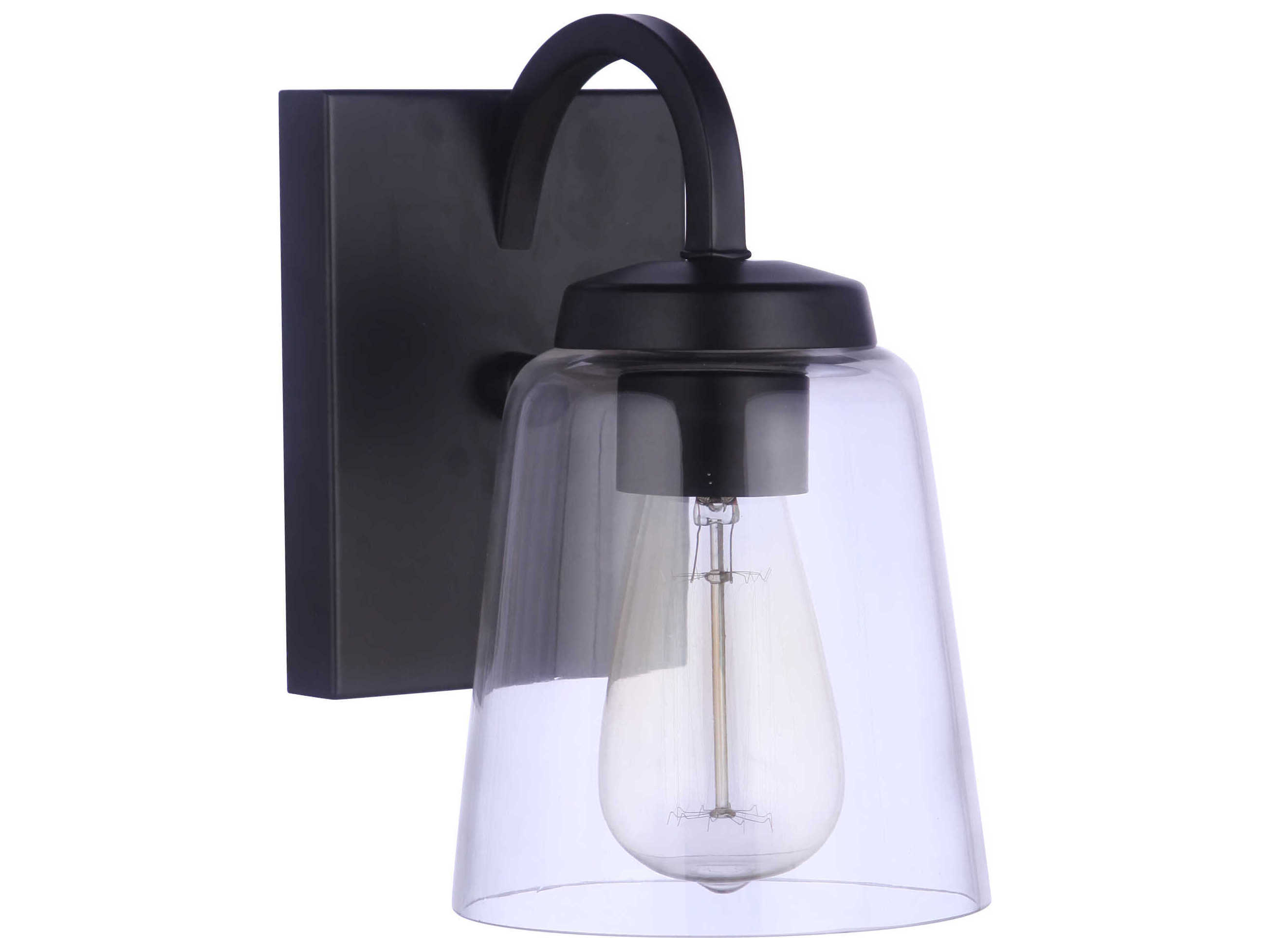 Craftmade Elsa 1-Light Flat Black Wall Sconce