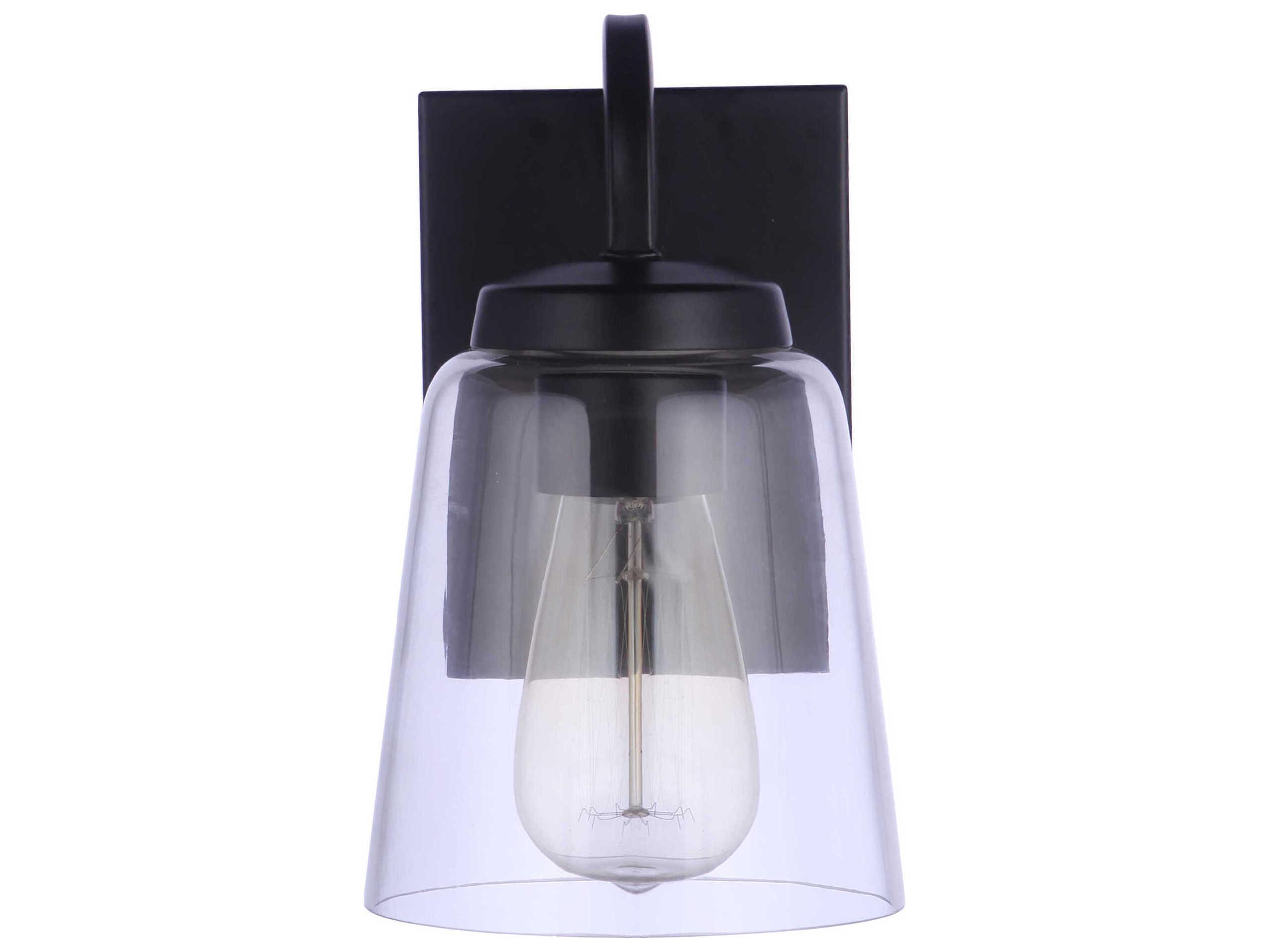 Craftmade Elsa 1-Light Flat Black Wall Sconce