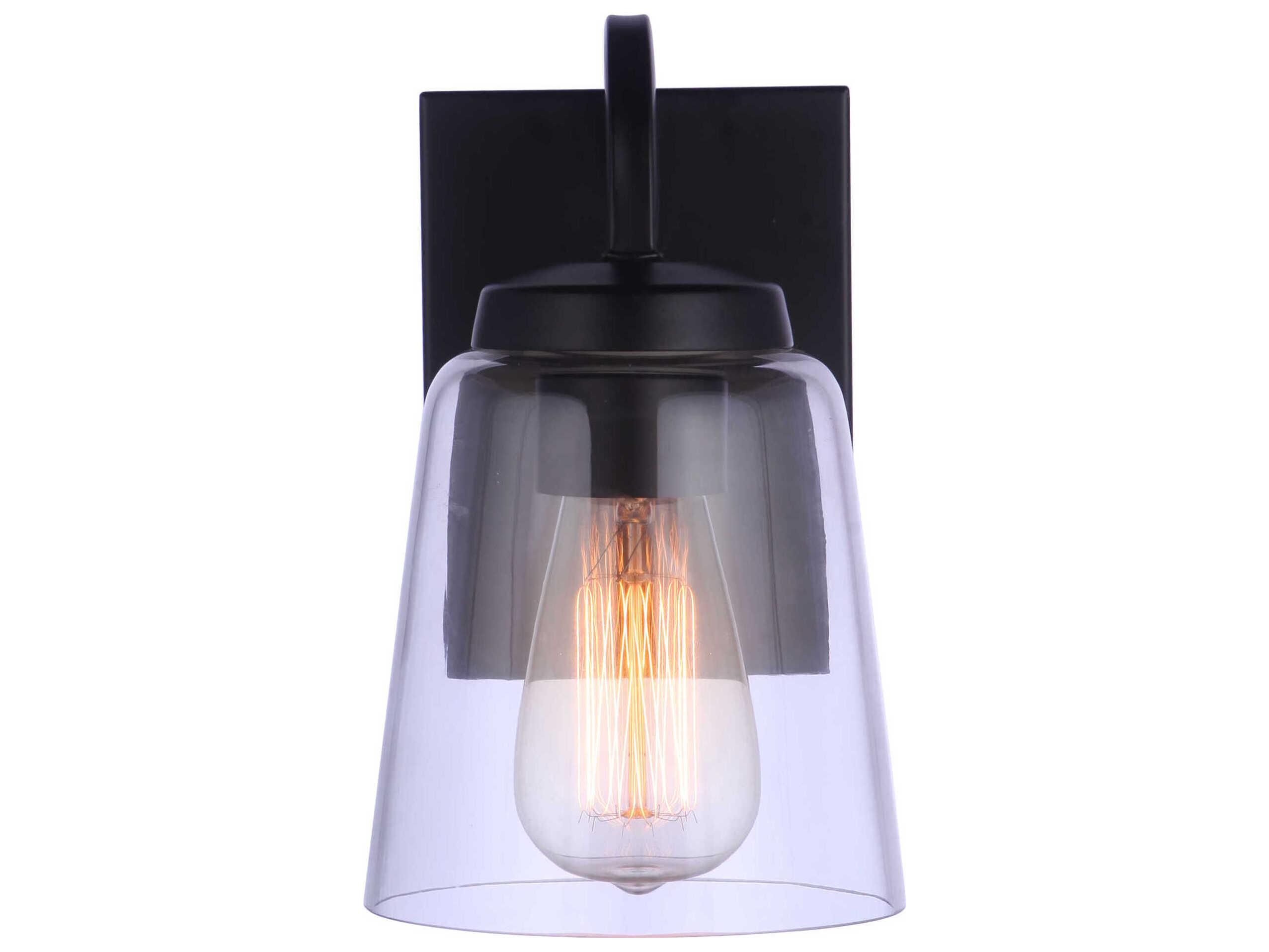 Craftmade Elsa 1-Light Flat Black Wall Sconce