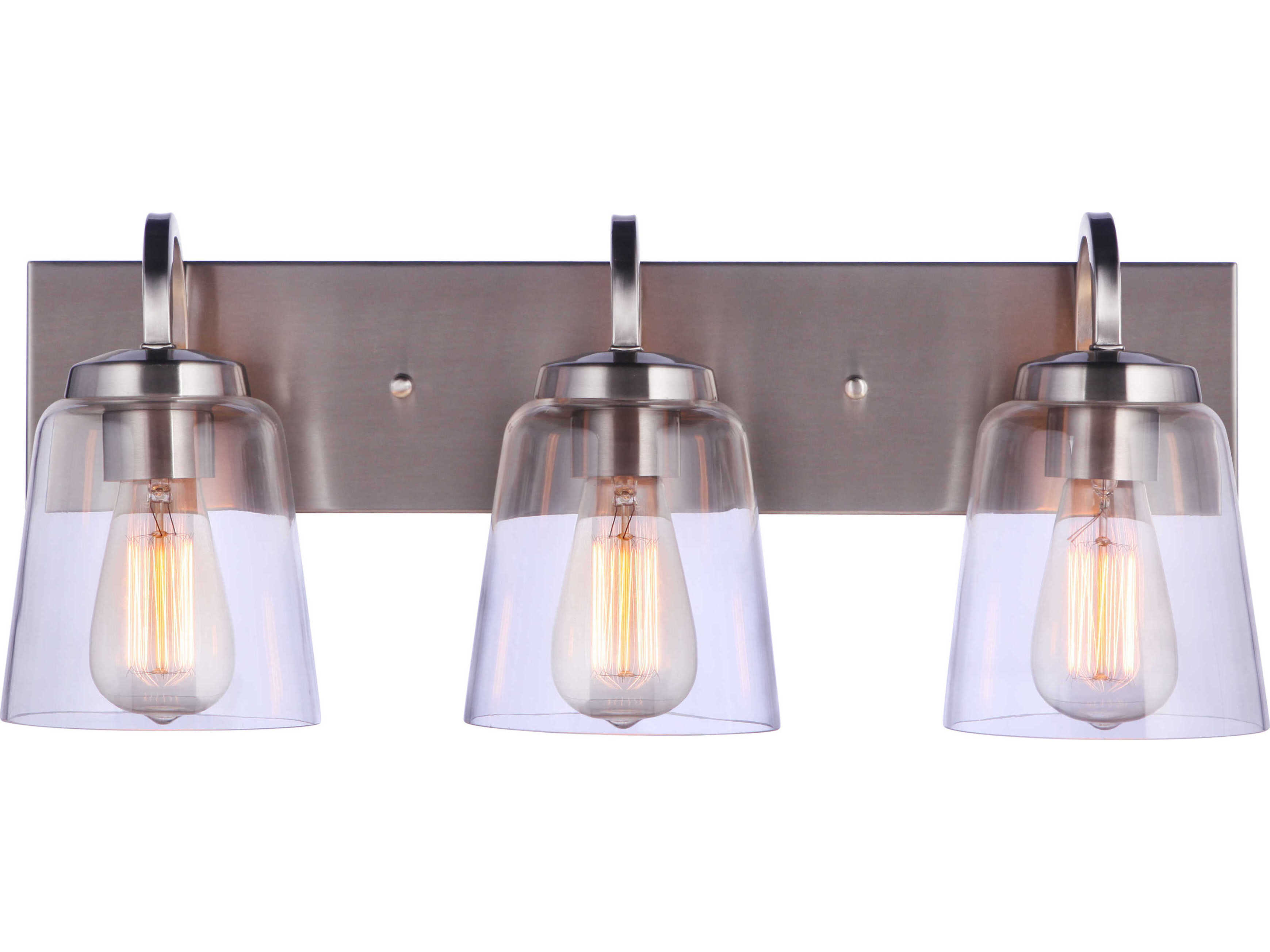 Craftmade Elsa 3-Light Brushed Polished Nickel Vanity Light