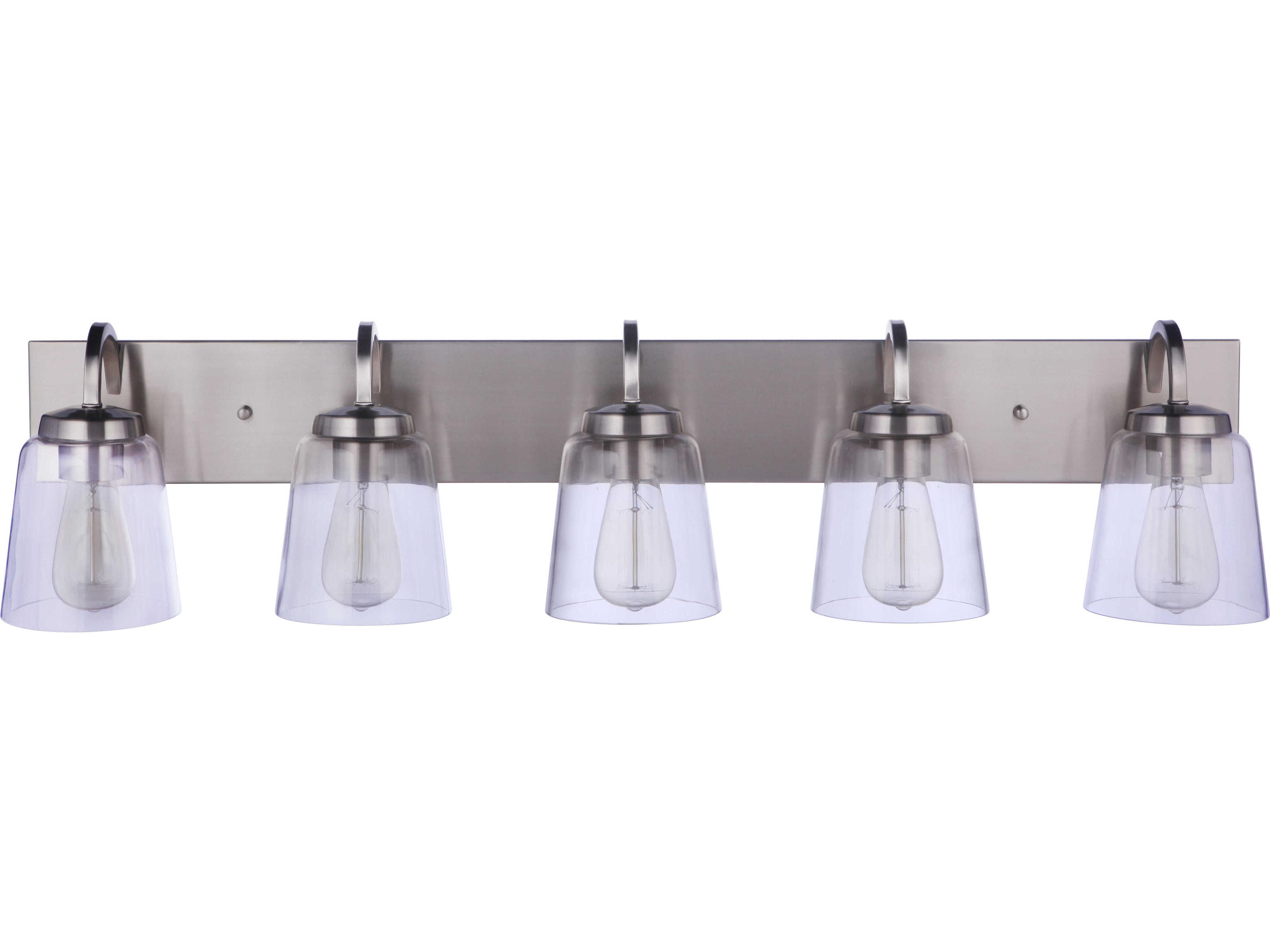 Craftmade Elsa 5-Light Brushed Polished Nickel Vanity Light