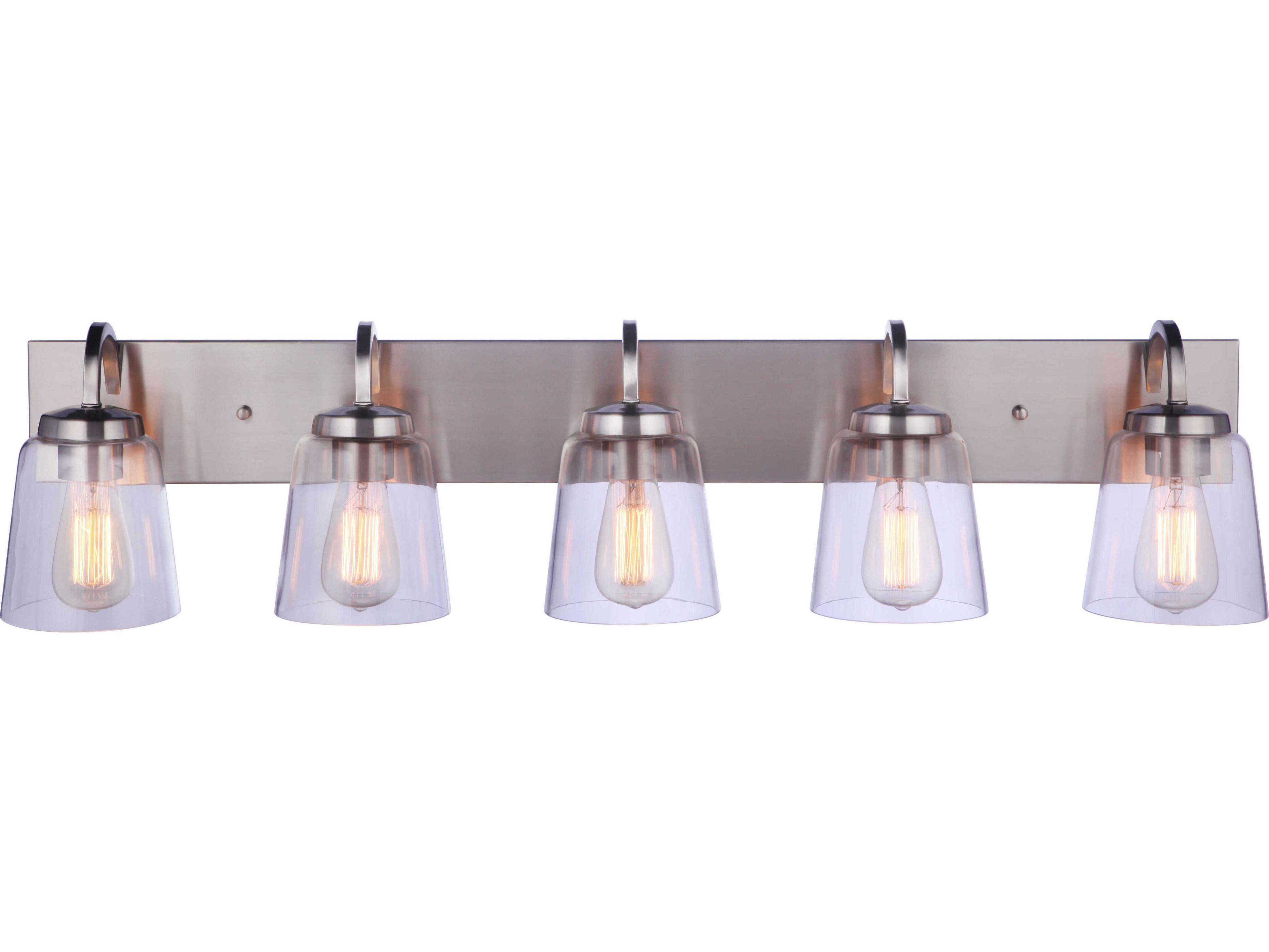 Craftmade Elsa 5-Light Brushed Polished Nickel Vanity Light