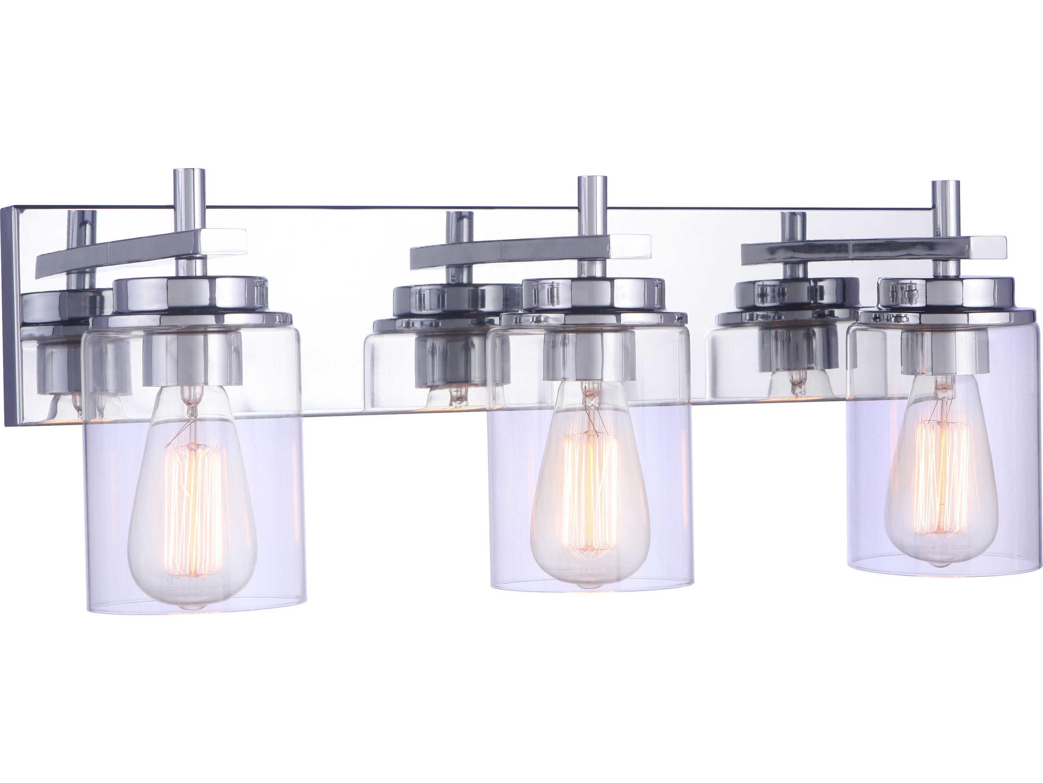 Craftmade Reeves 3-Light Chrome Vanity Light