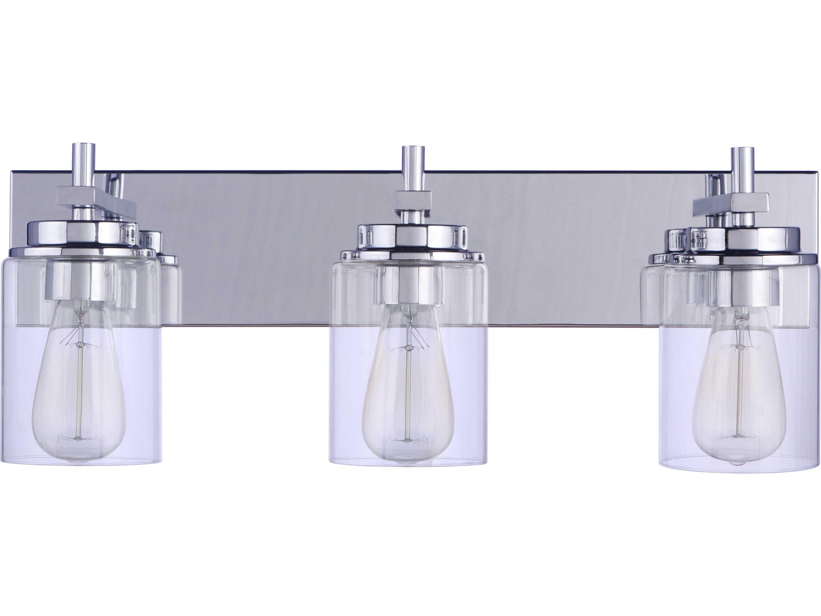 Craftmade Reeves 3-Light Chrome Vanity Light