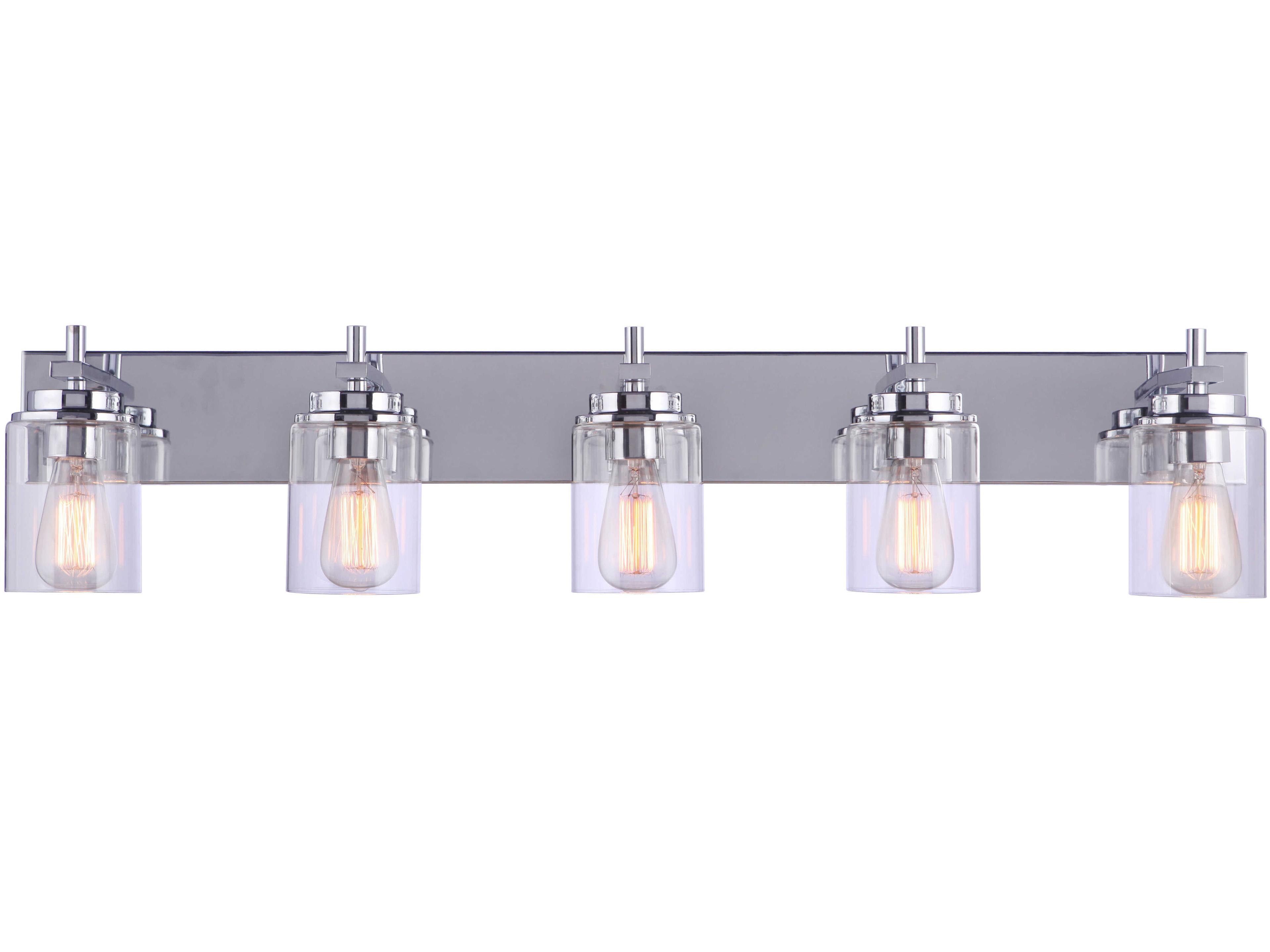 Craftmade Reeves 5-Light Chrome Vanity Light