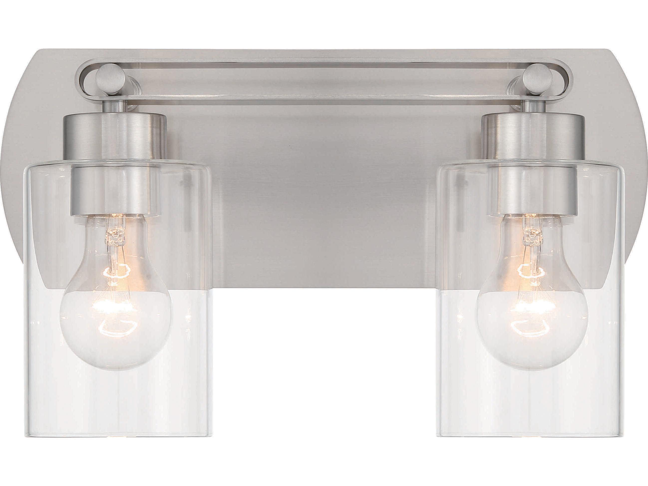 Craftmade Hendrix 2-Light Brushed Polished Nickel Vanity Light