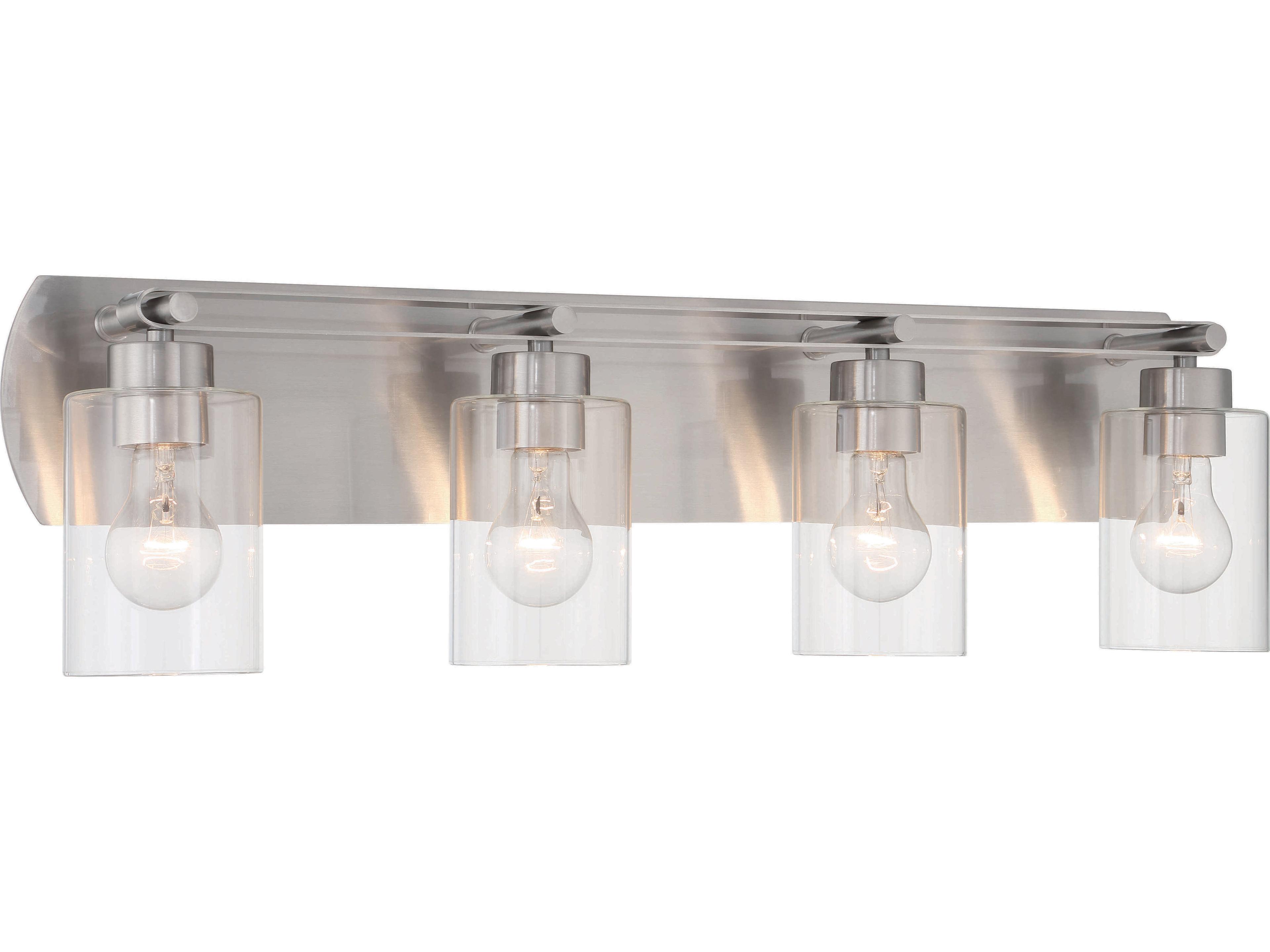 Craftmade Hendrix 4-Light Brushed Polished Nickel Vanity Light