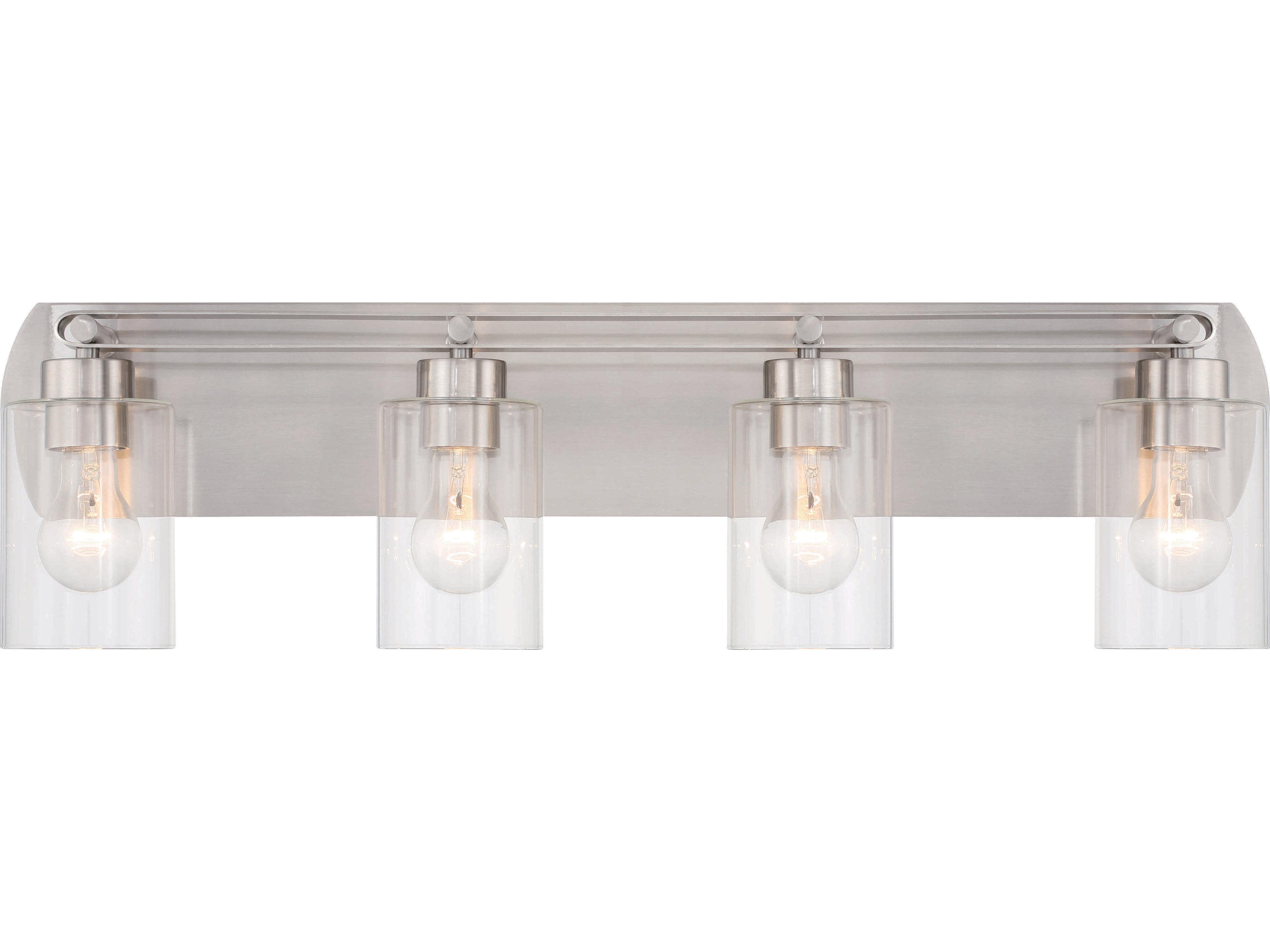 Craftmade Hendrix 4-Light Brushed Polished Nickel Vanity Light