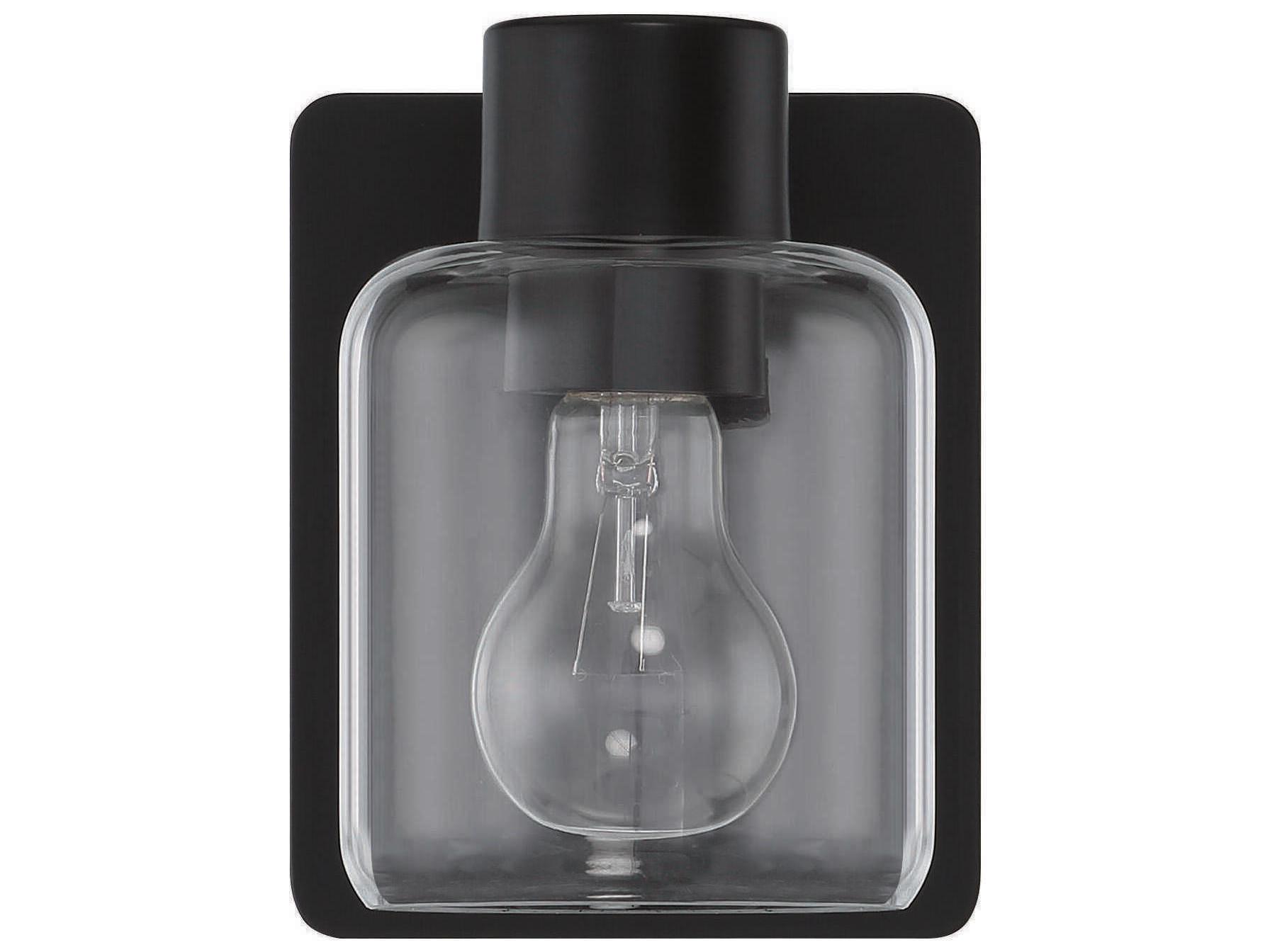 Craftmade Rori 1-Light Flat Black Wall Sconce