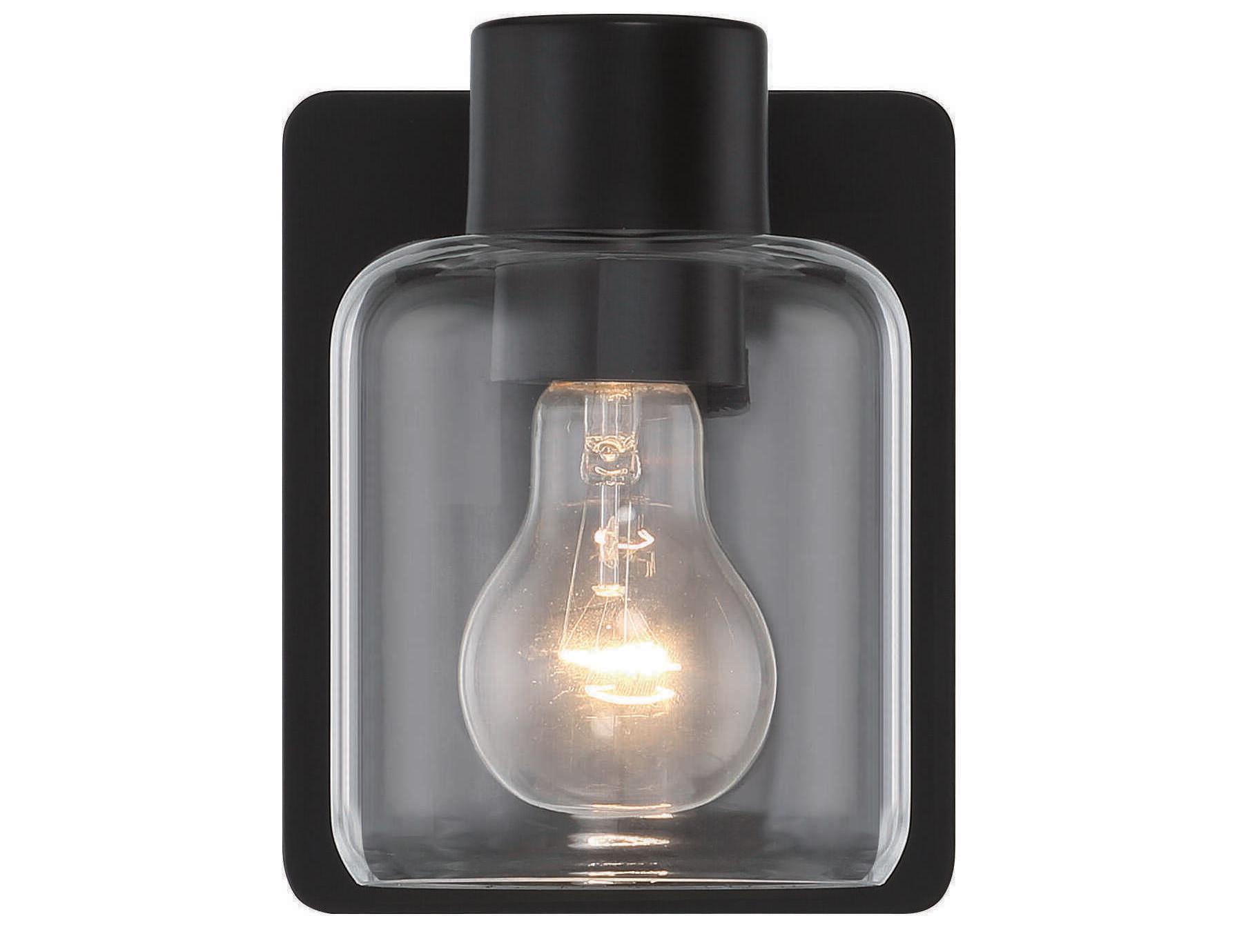 Craftmade Rori 1-Light Flat Black Wall Sconce