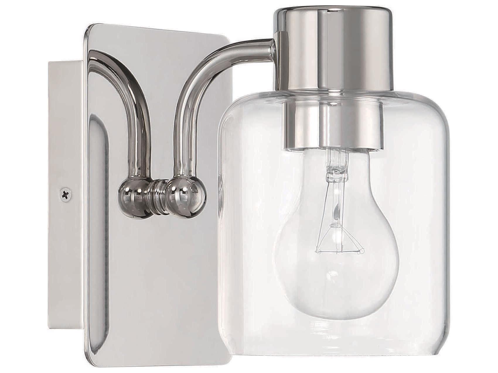 Craftmade Rori 1-Light Polished Nickel Wall Sconce