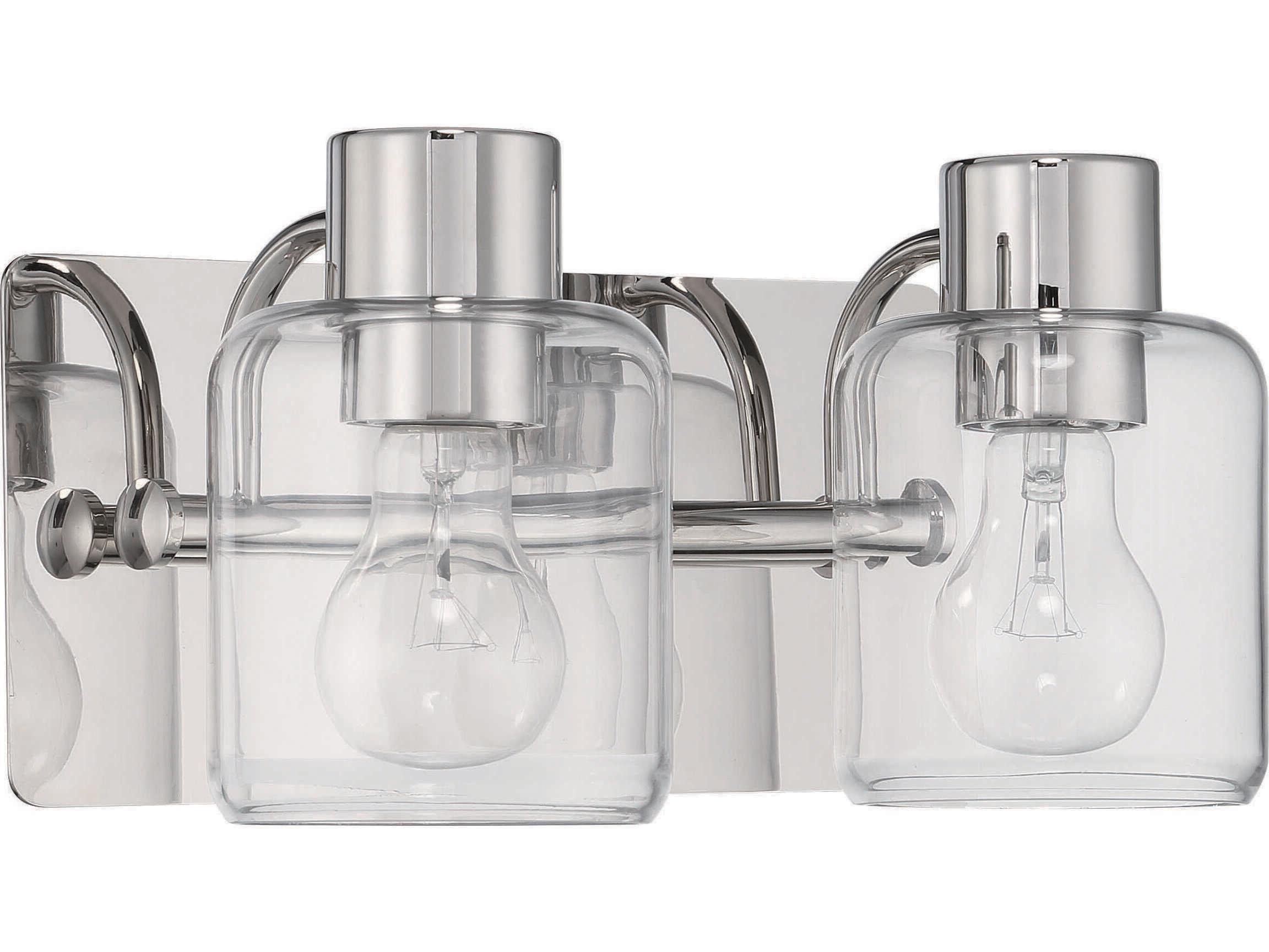 Craftmade Rori 2-Light Polished Nickel Vanity Light