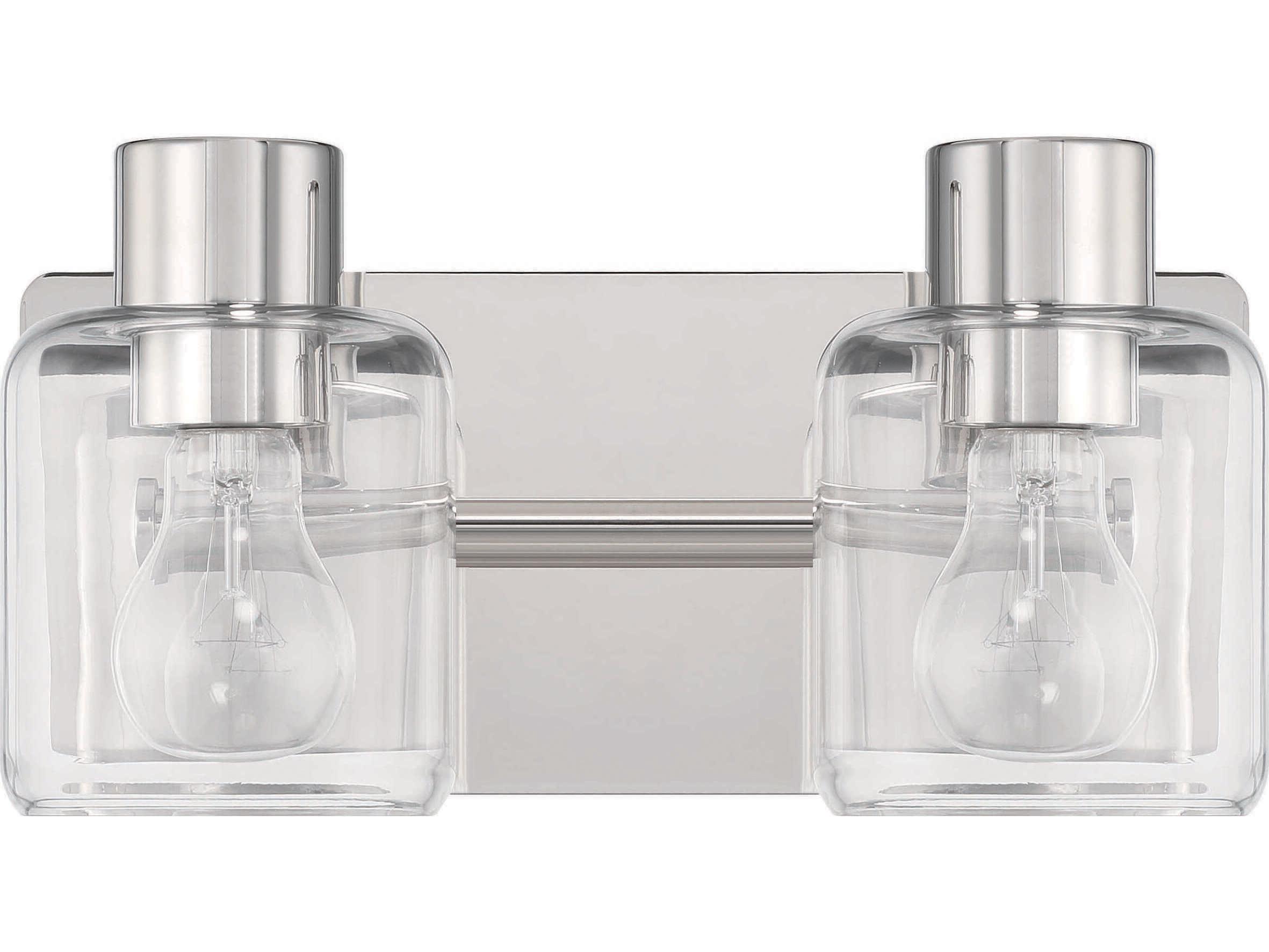 Craftmade Rori 2-Light Polished Nickel Vanity Light