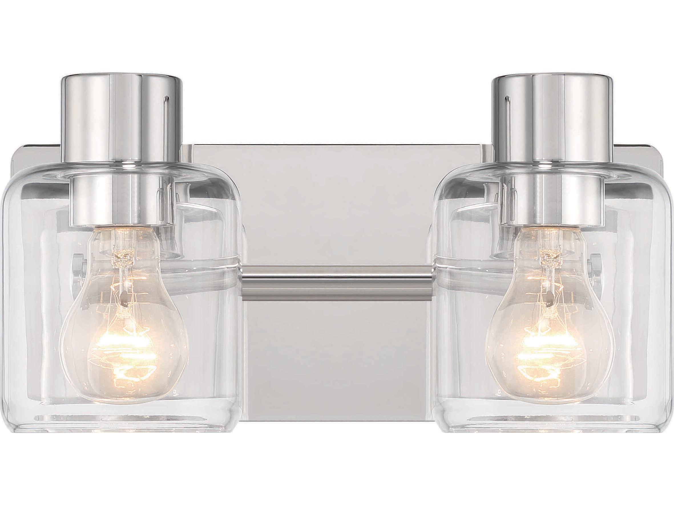 Craftmade Rori 2-Light Polished Nickel Vanity Light