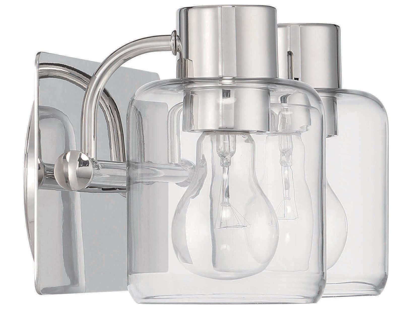 Craftmade Rori 2-Light Polished Nickel Vanity Light