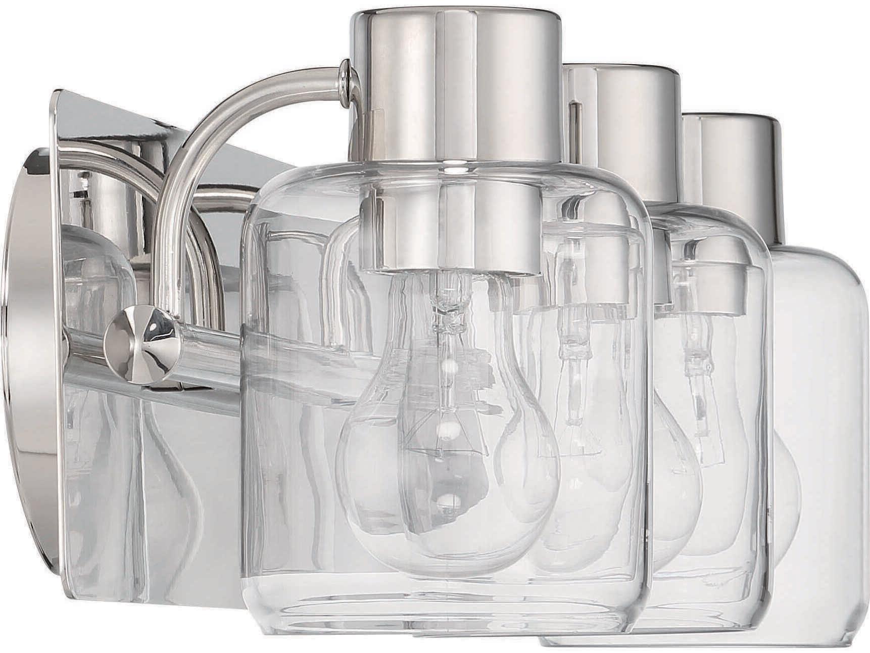 Craftmade Rori 3-Light Polished Nickel Vanity Light