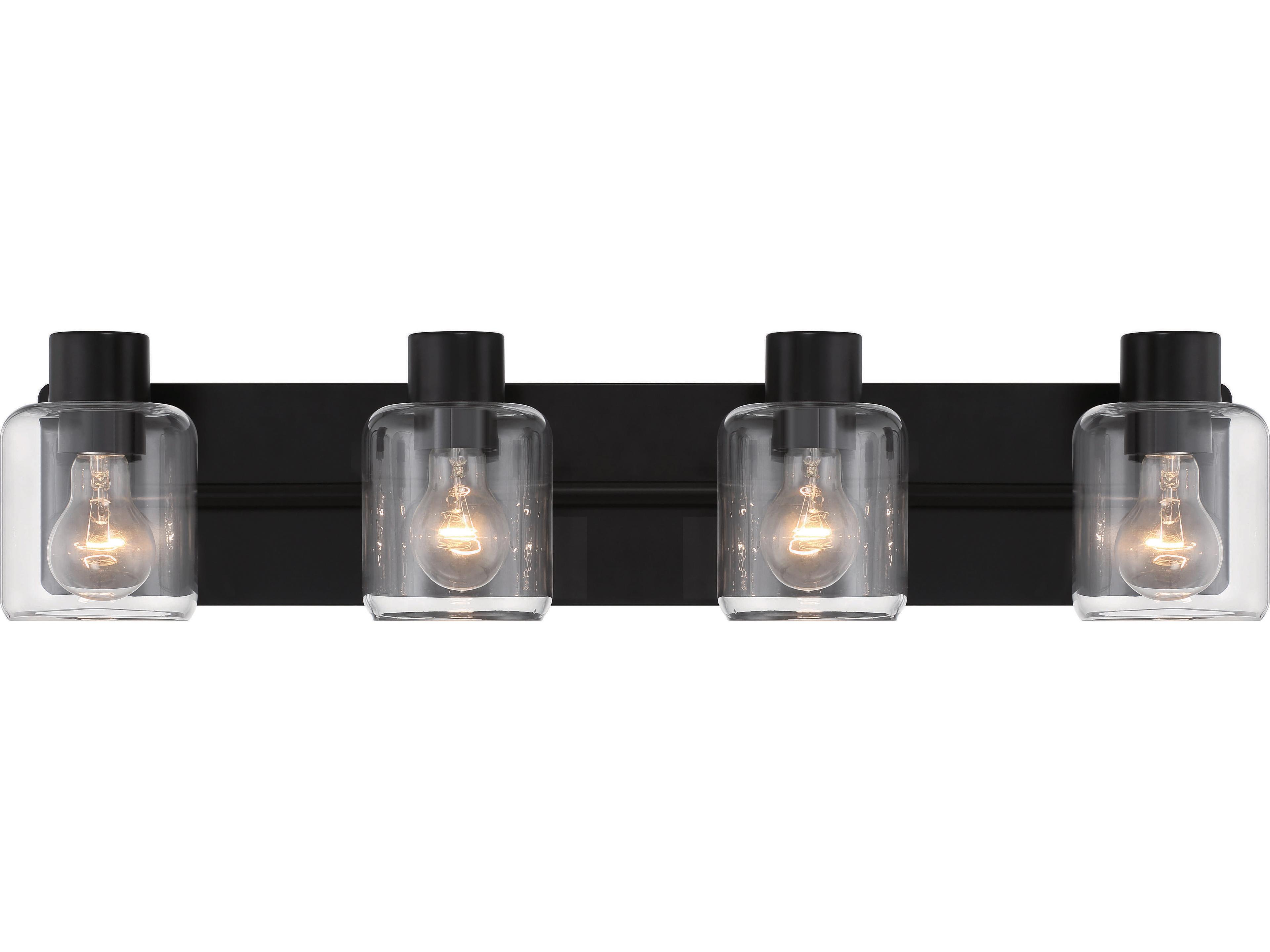 Craftmade Rori 4-Light Flat Black Vanity Light