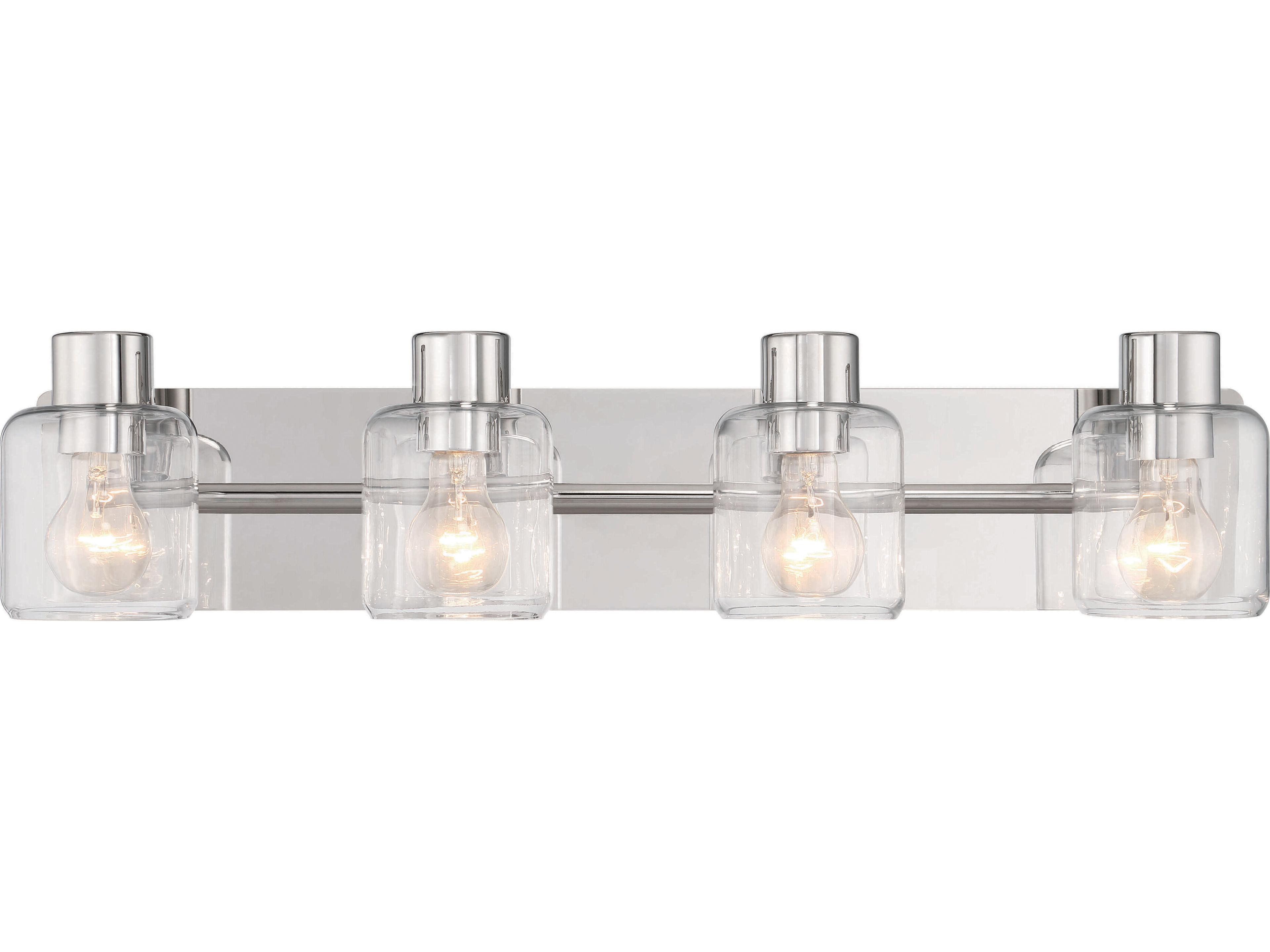 Craftmade Rori 4-Light Polished Nickel Vanity Light