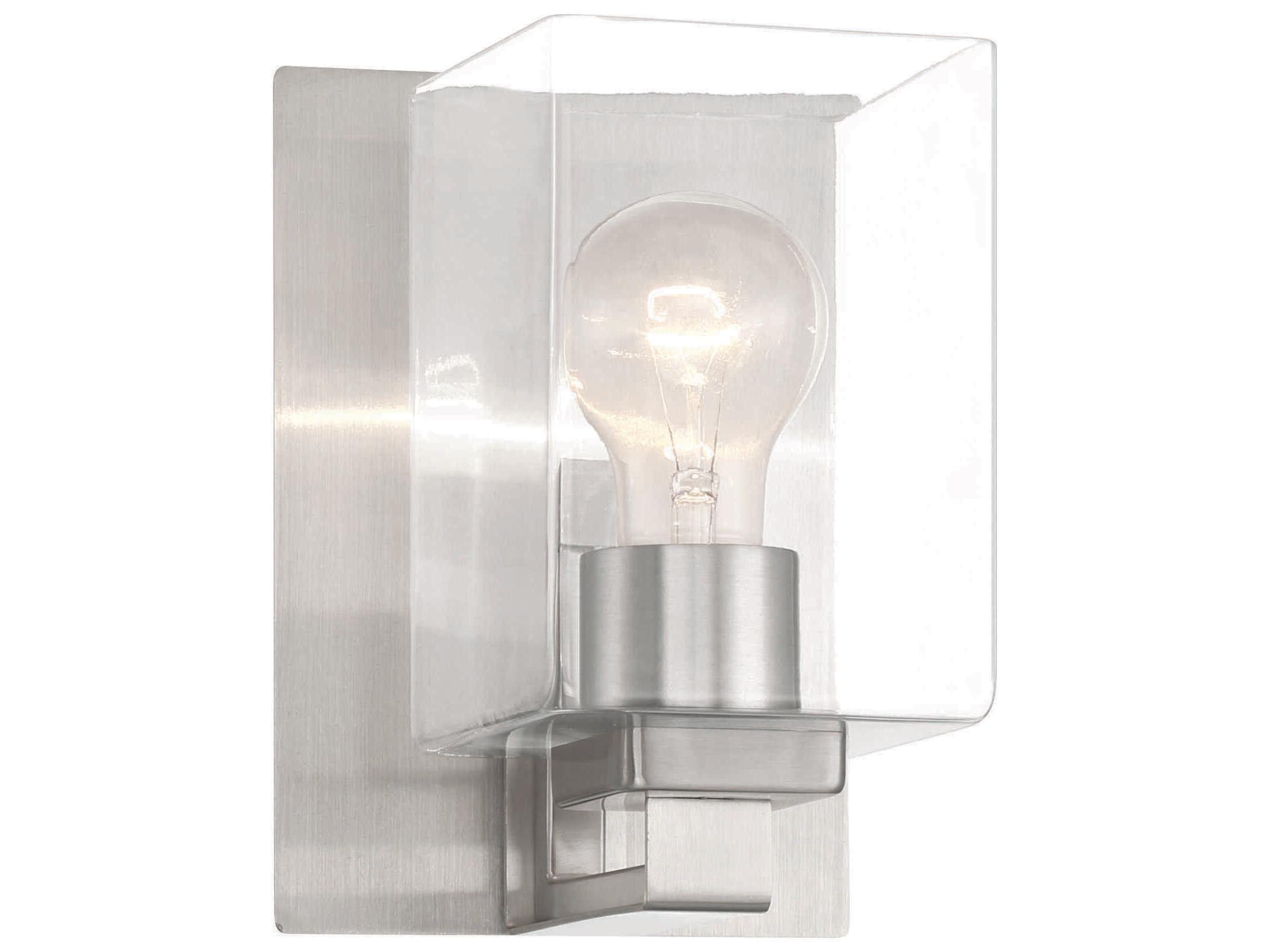 Craftmade Mcclane 1-Light Brushed Polished Nickel Wall Sconce