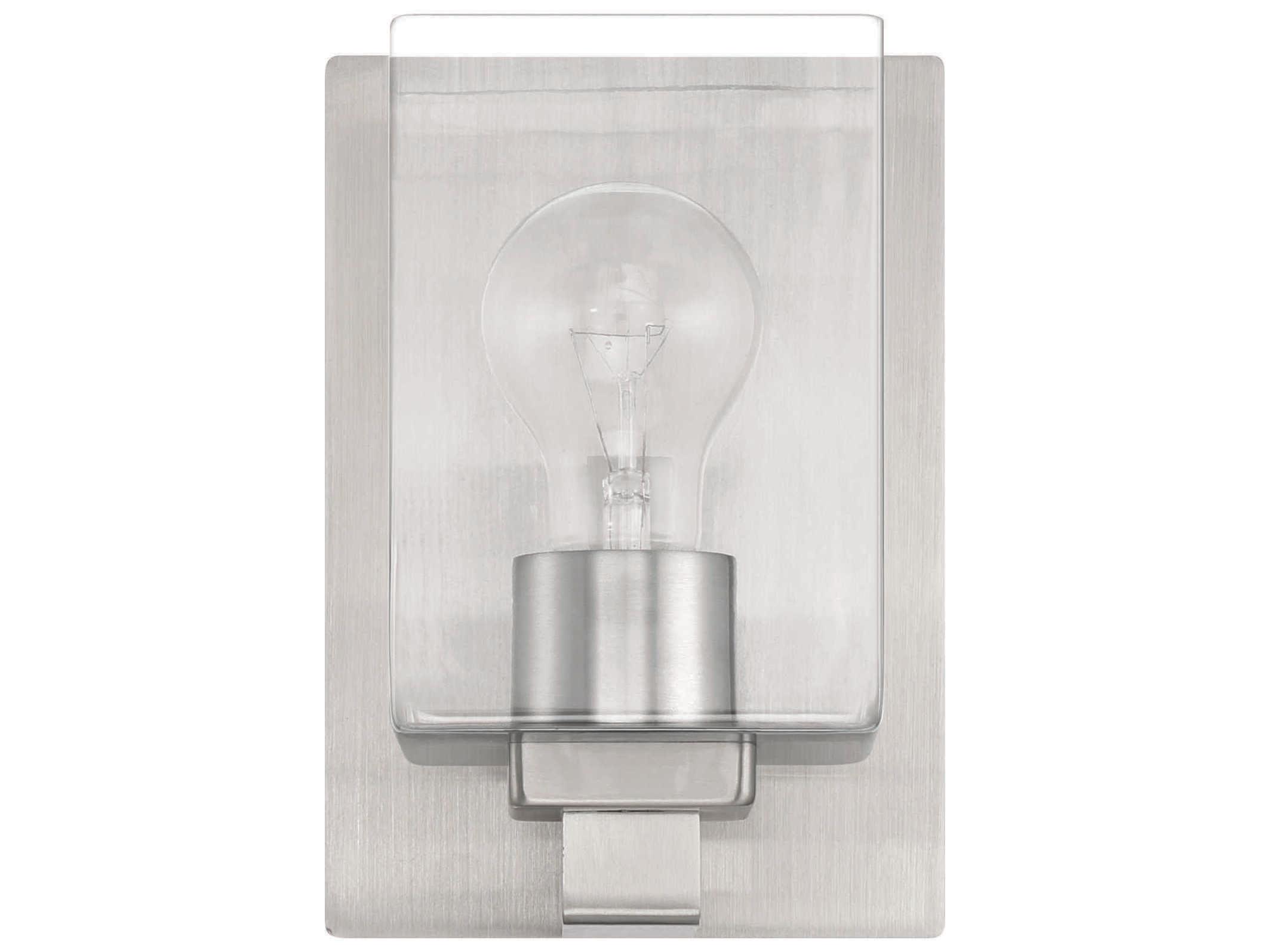 Craftmade Mcclane 1-Light Brushed Polished Nickel Wall Sconce