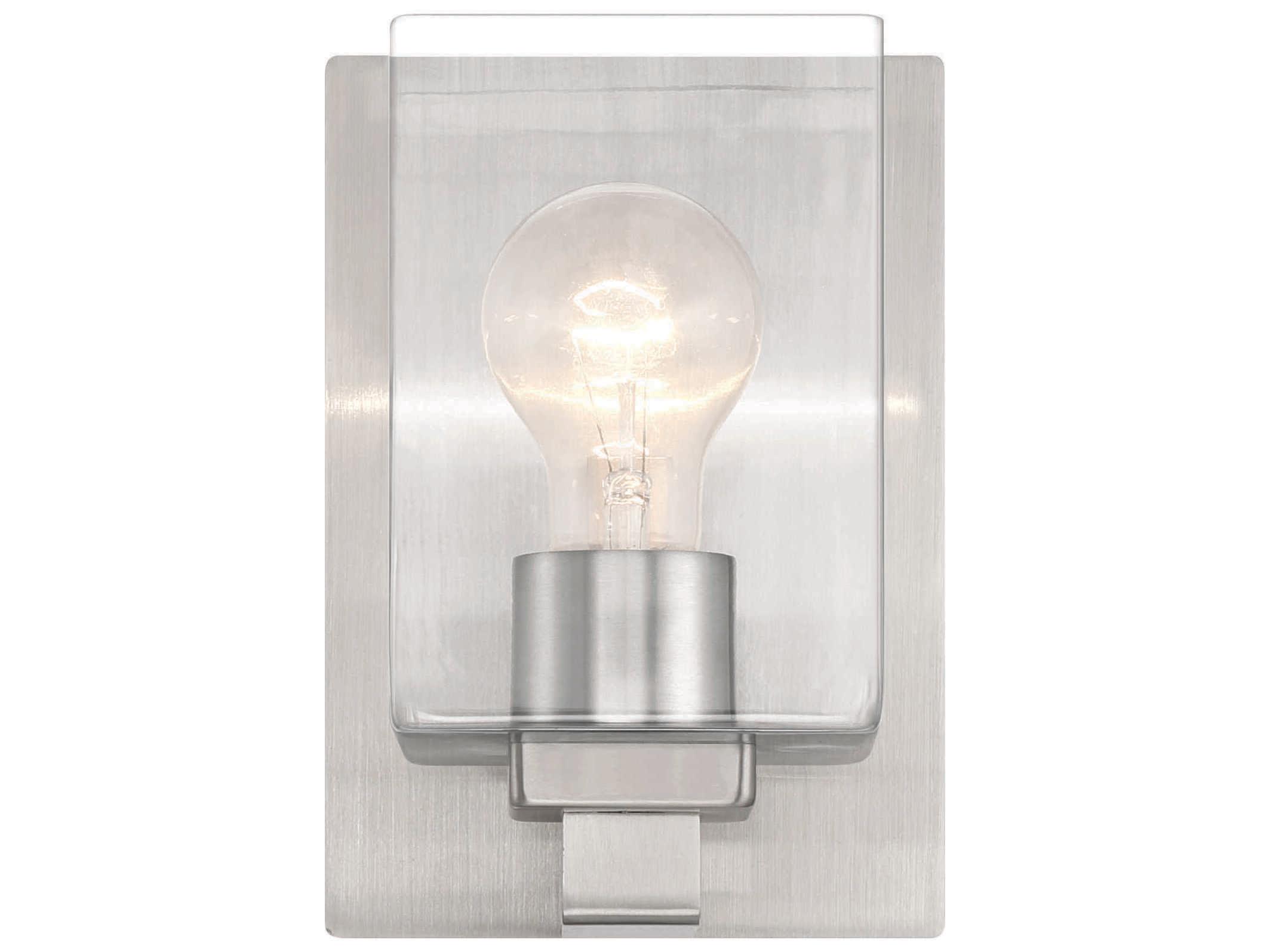 Craftmade Mcclane 1-Light Brushed Polished Nickel Wall Sconce