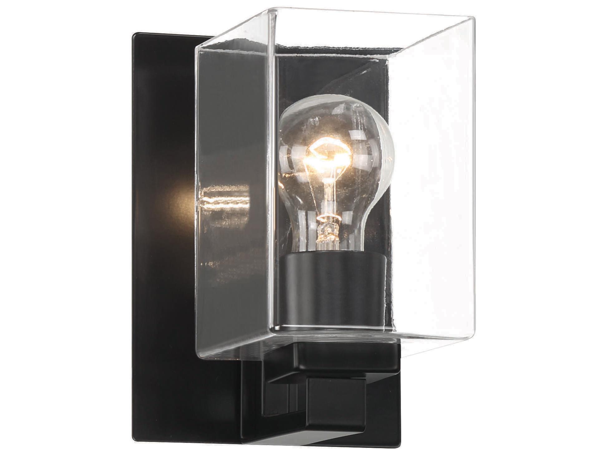 Craftmade Mcclane 1-Light Flat Black Wall Sconce