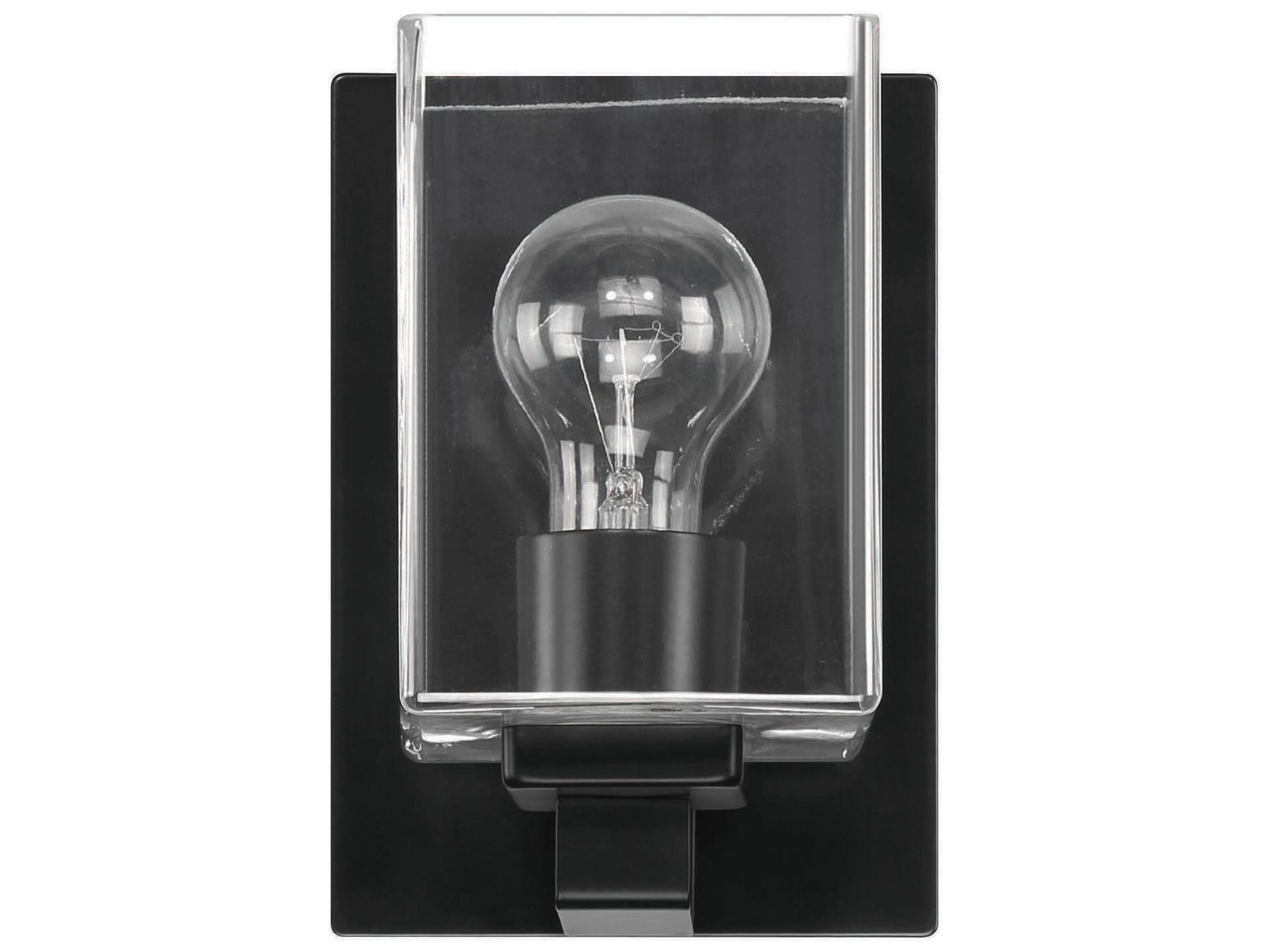 Craftmade Mcclane 1-Light Flat Black Wall Sconce