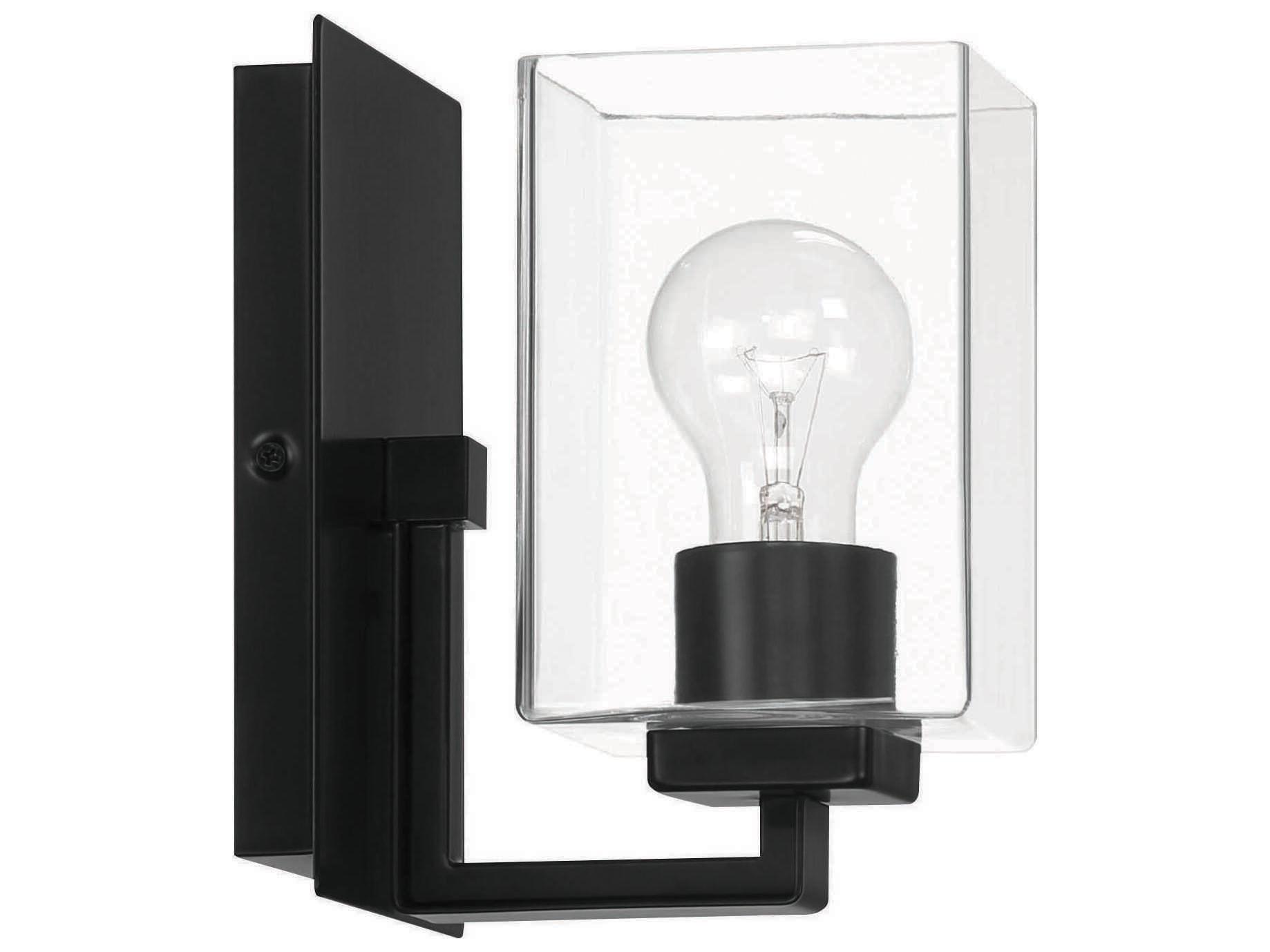 Craftmade Mcclane 1-Light Flat Black Wall Sconce
