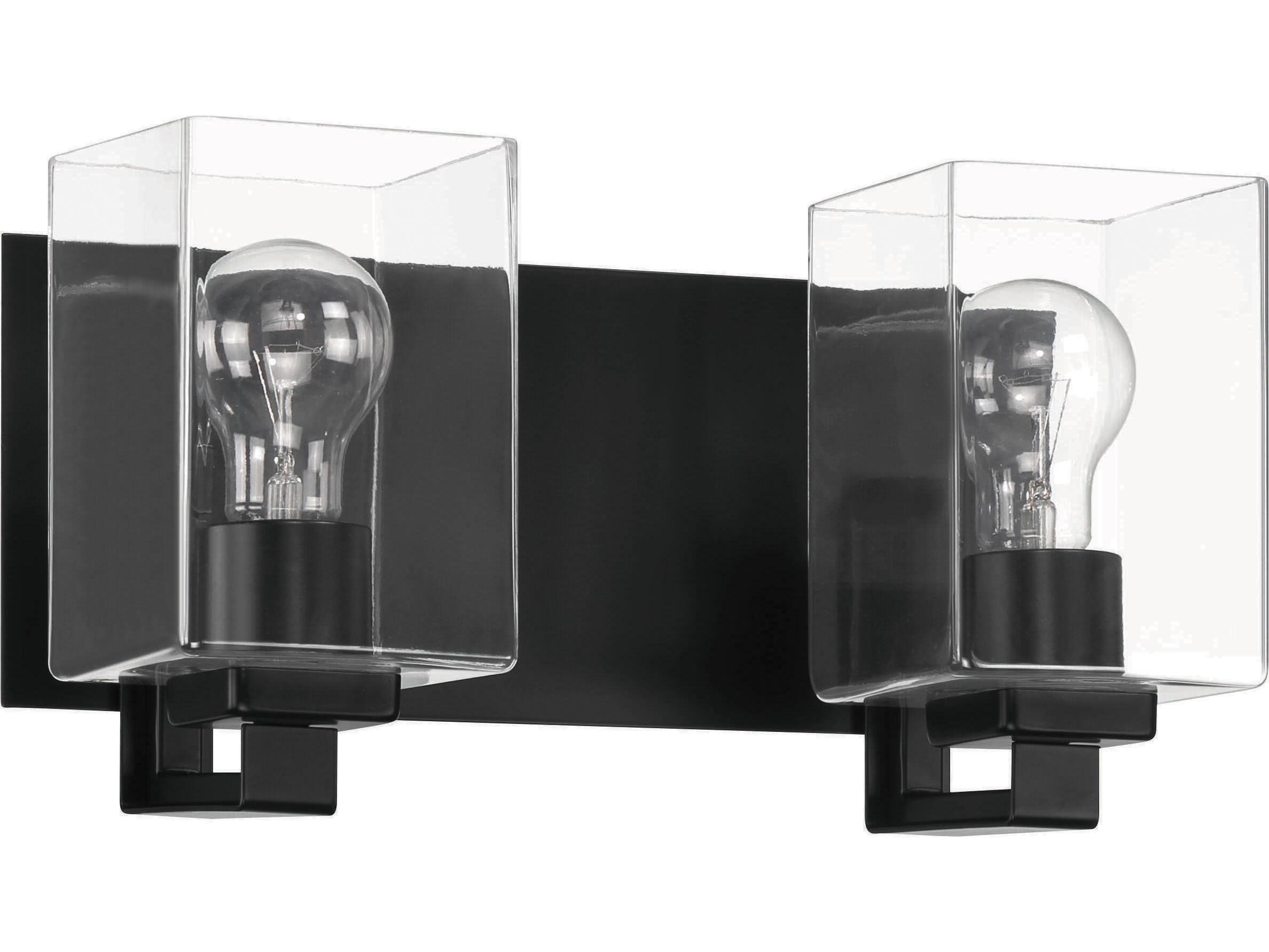 Craftmade Mcclane 2-Light Flat Black Vanity Light