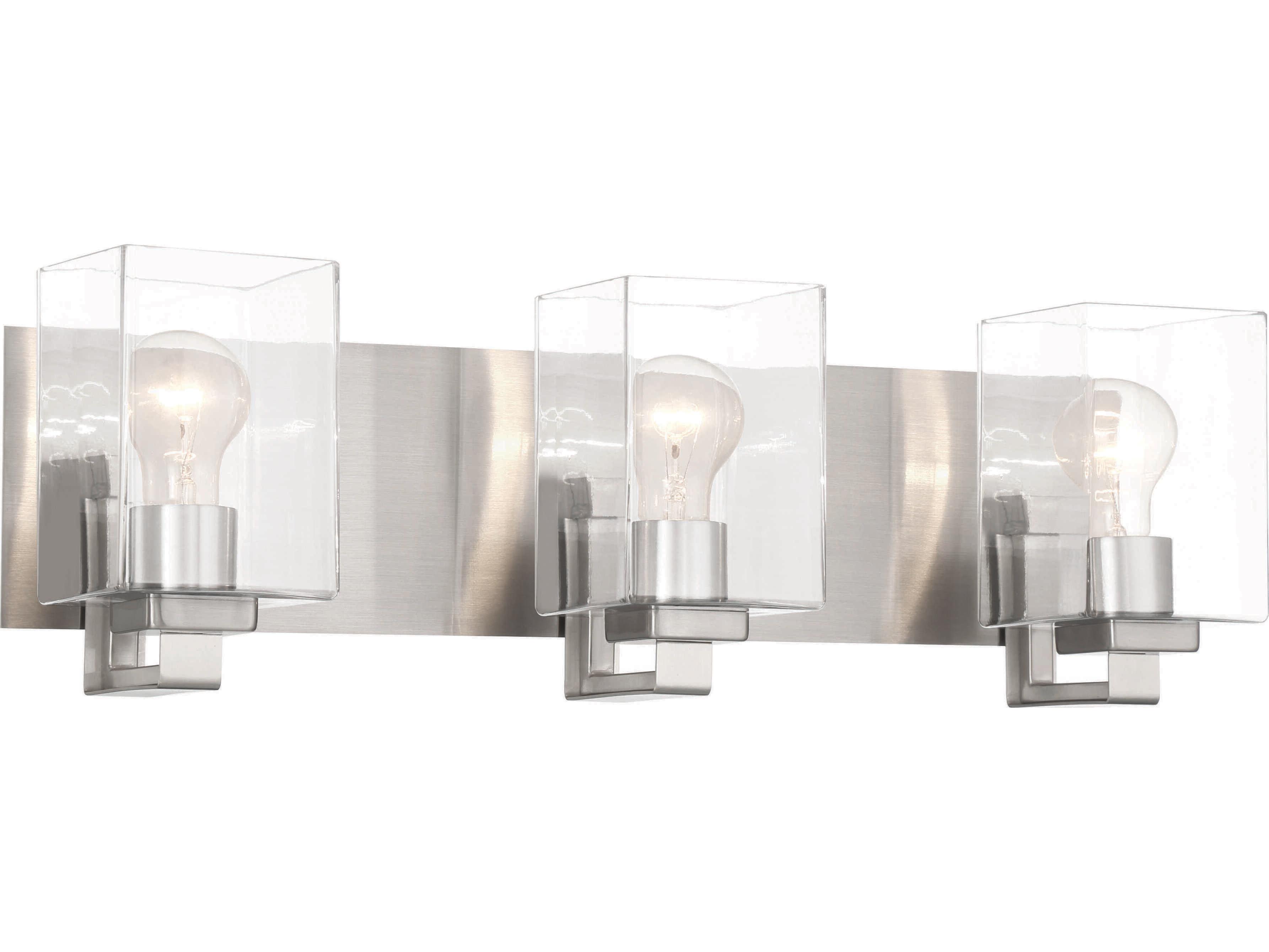 Craftmade Mcclane 3-Light Brushed Polished Nickel Vanity Light