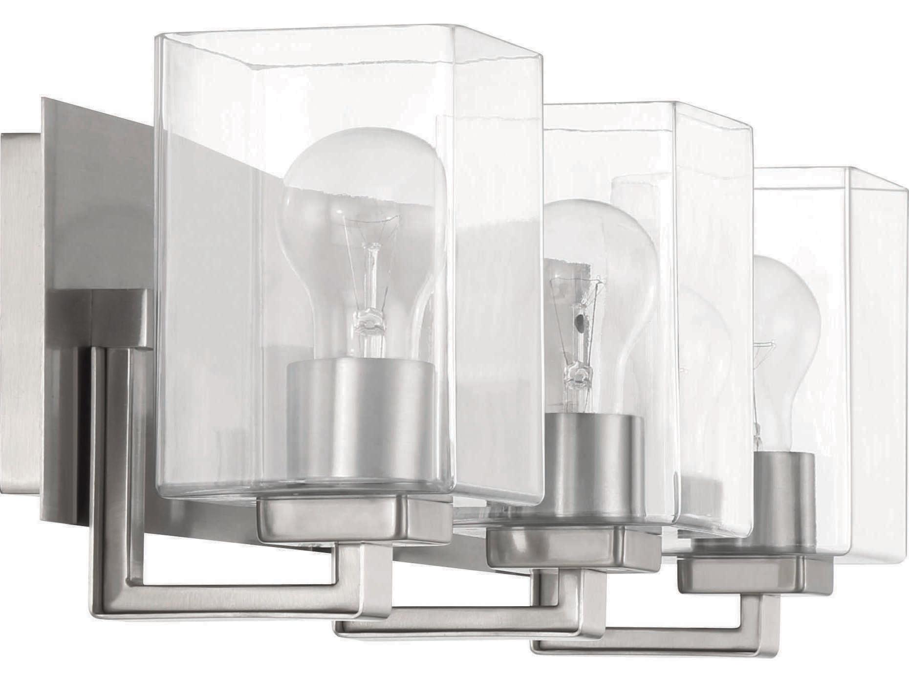 Craftmade Mcclane 3-Light Brushed Polished Nickel Vanity Light