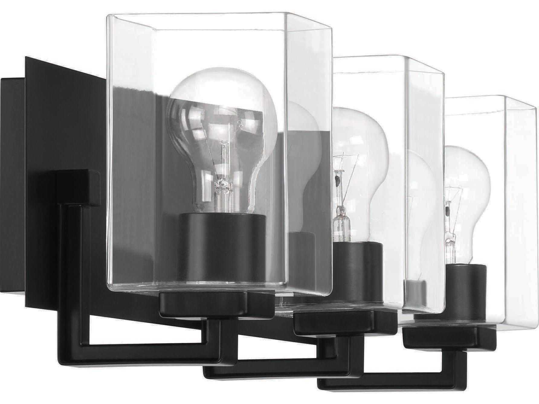 Craftmade Mcclane 3-Light Flat Black Vanity Light