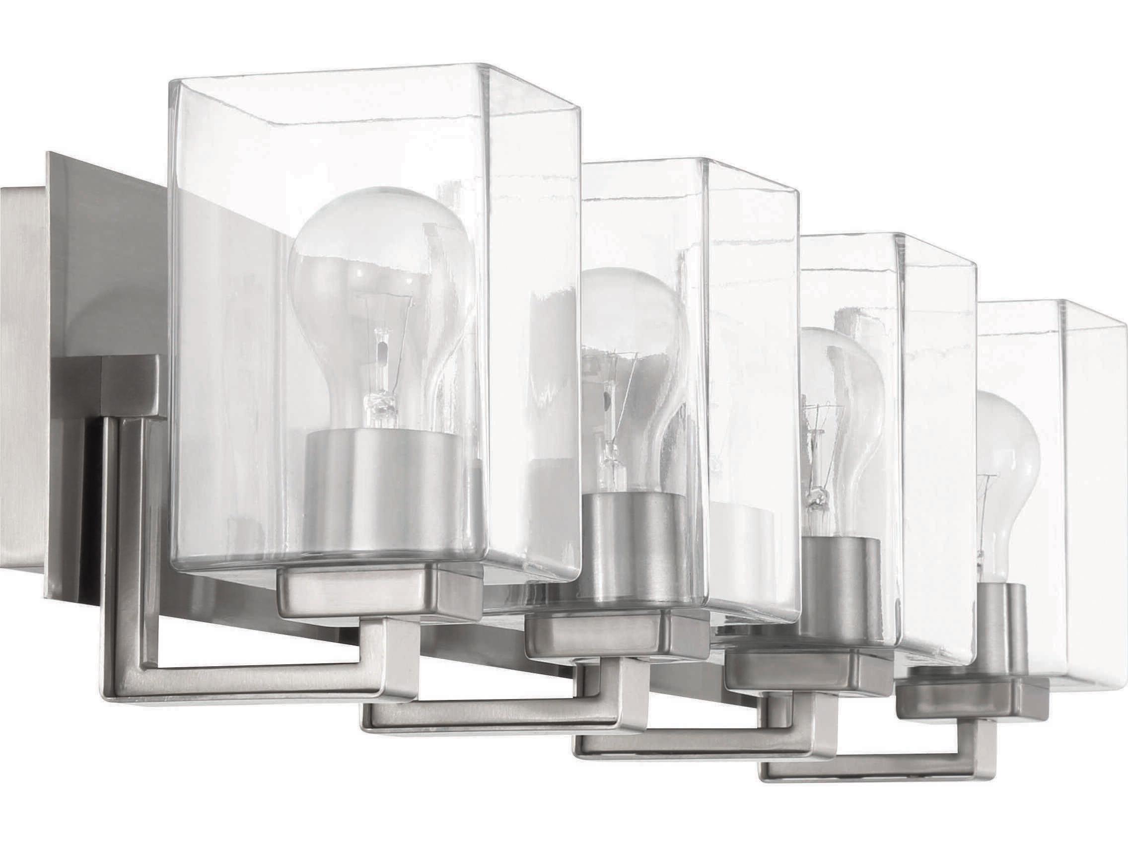 Craftmade Mcclane 4-Light Brushed Polished Nickel Vanity Light